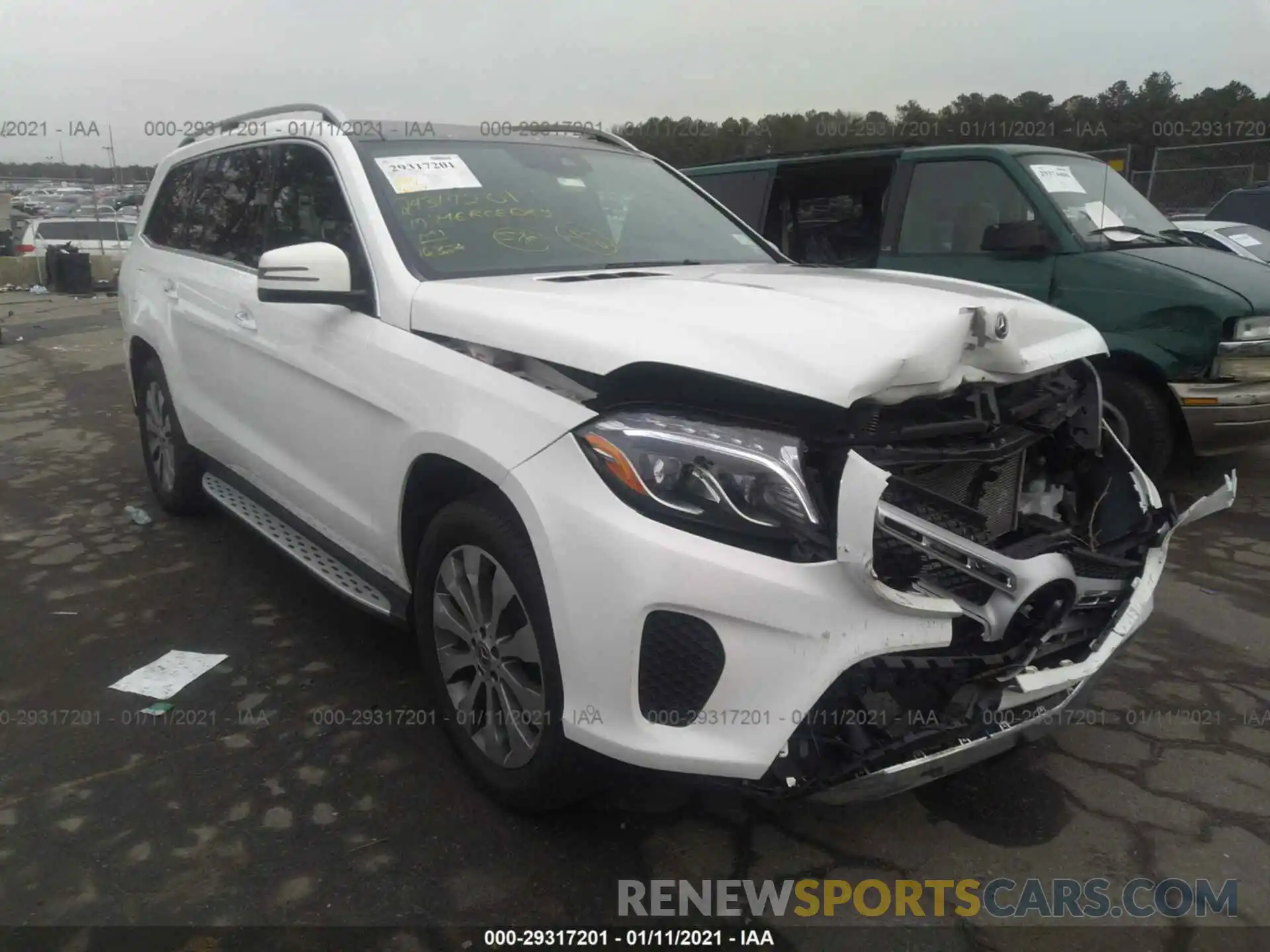 1 Photograph of a damaged car 4JGDF6EE0KB232236 MERCEDES-BENZ GLS 2019