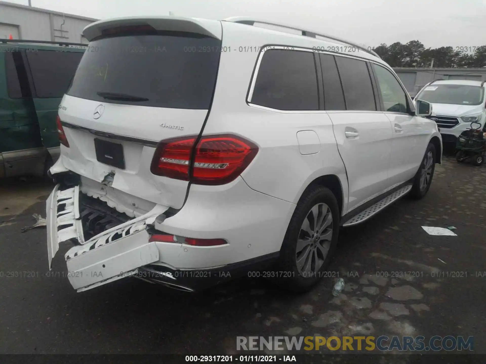 4 Photograph of a damaged car 4JGDF6EE0KB232236 MERCEDES-BENZ GLS 2019