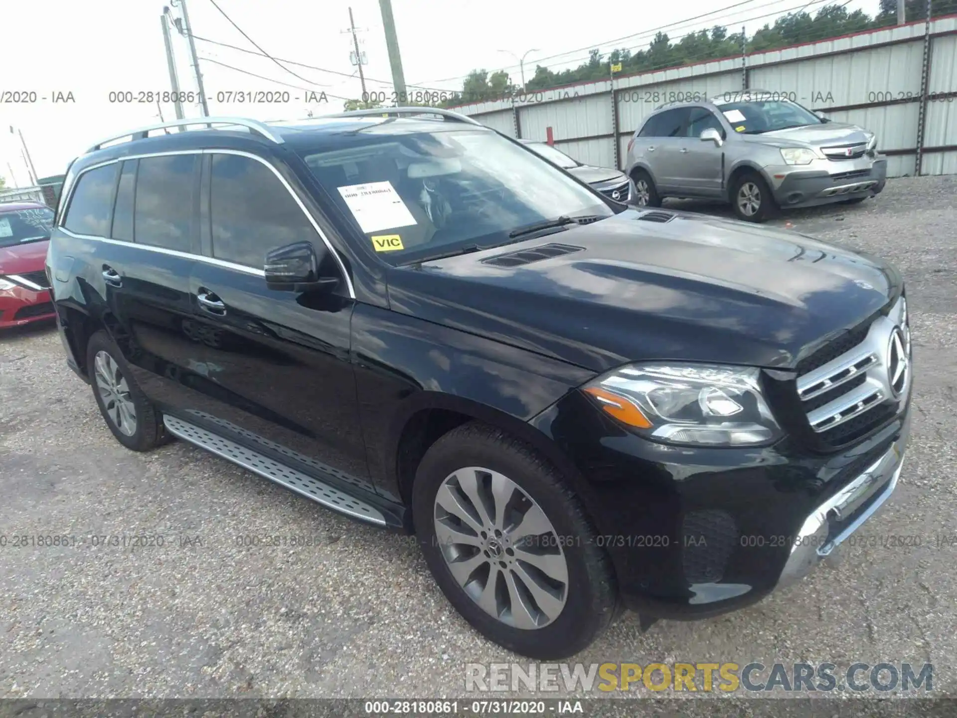 1 Photograph of a damaged car 4JGDF6EE0KB236982 MERCEDES-BENZ GLS 2019