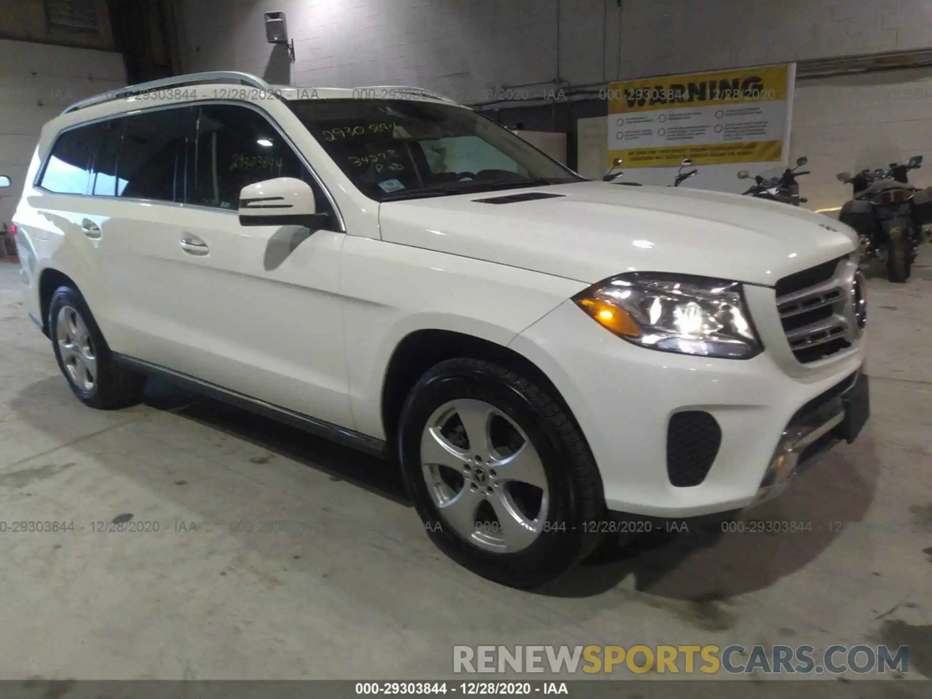 1 Photograph of a damaged car 4JGDF6EE1KB229183 MERCEDES-BENZ GLS 2019