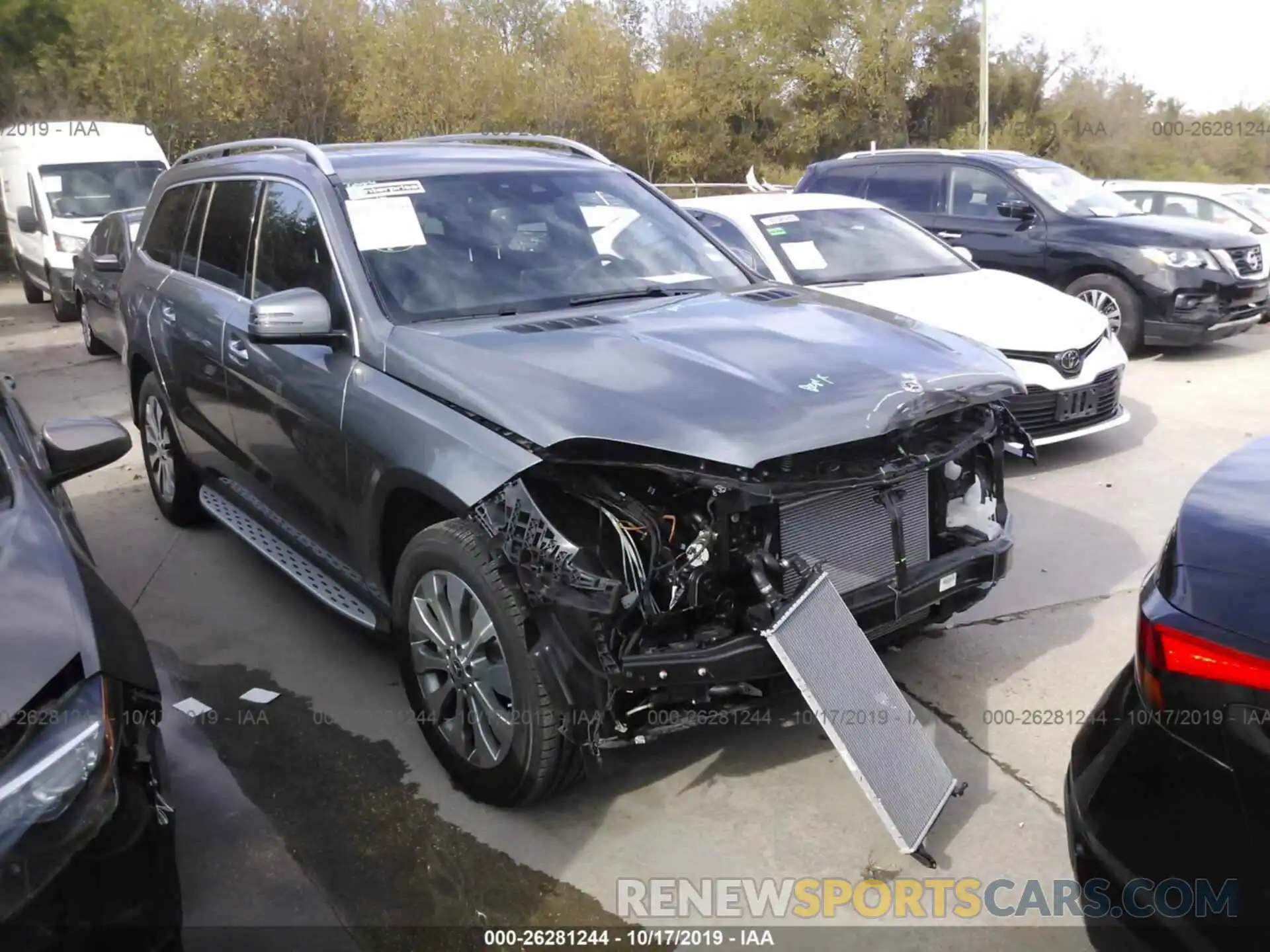 1 Photograph of a damaged car 4JGDF6EE2KB234473 MERCEDES-BENZ GLS 2019