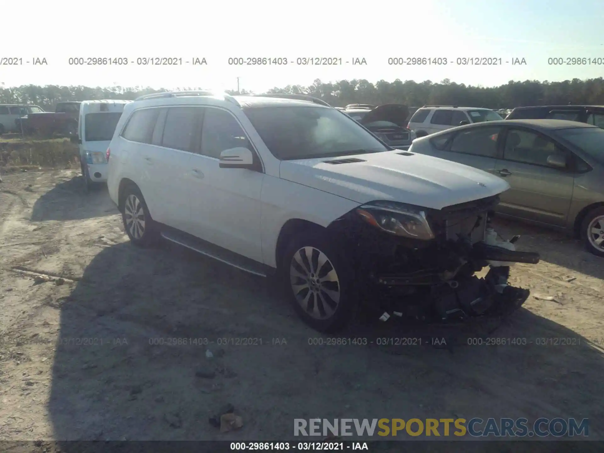 1 Photograph of a damaged car 4JGDF6EE3KB200218 MERCEDES-BENZ GLS 2019