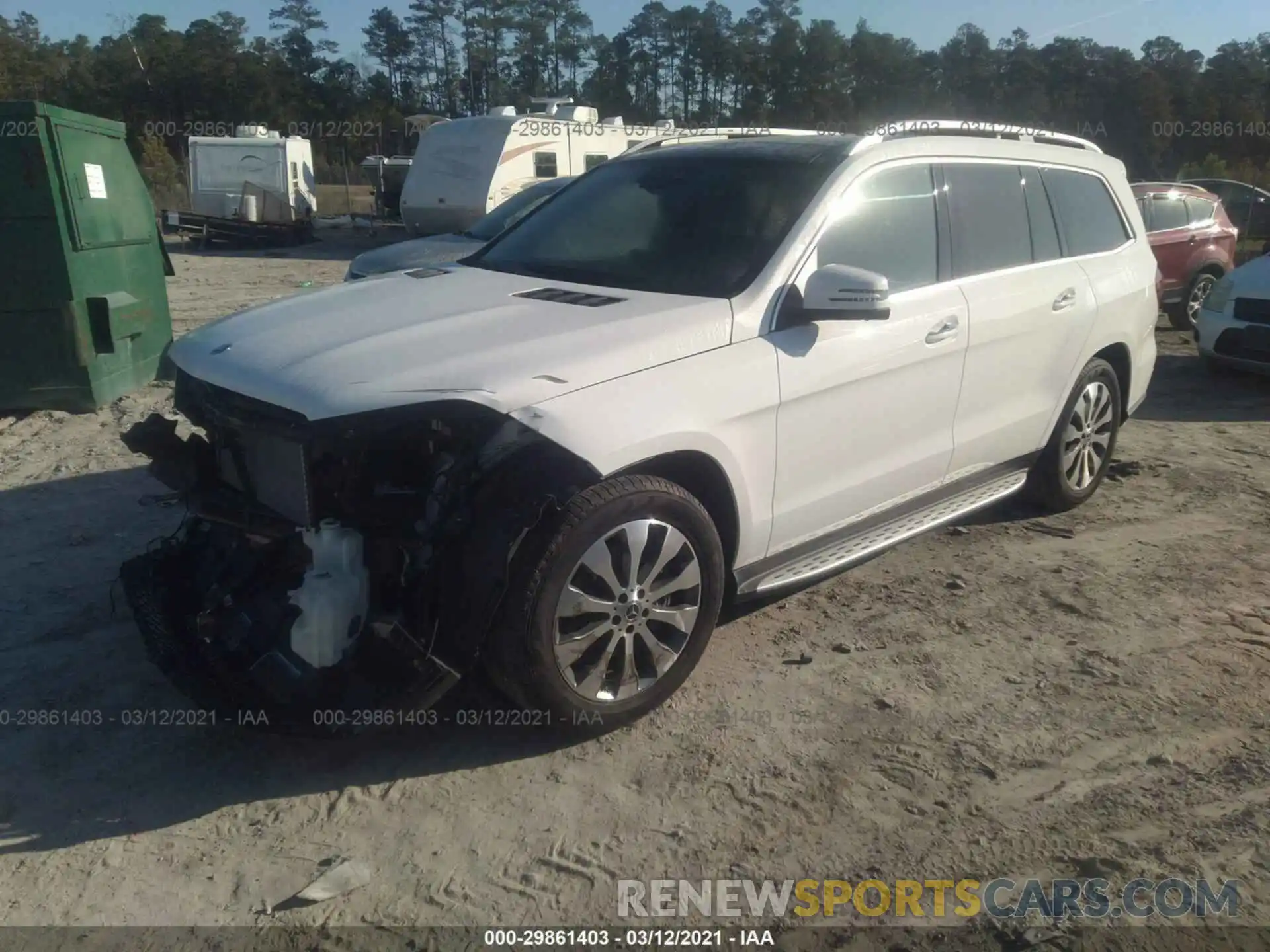 2 Photograph of a damaged car 4JGDF6EE3KB200218 MERCEDES-BENZ GLS 2019