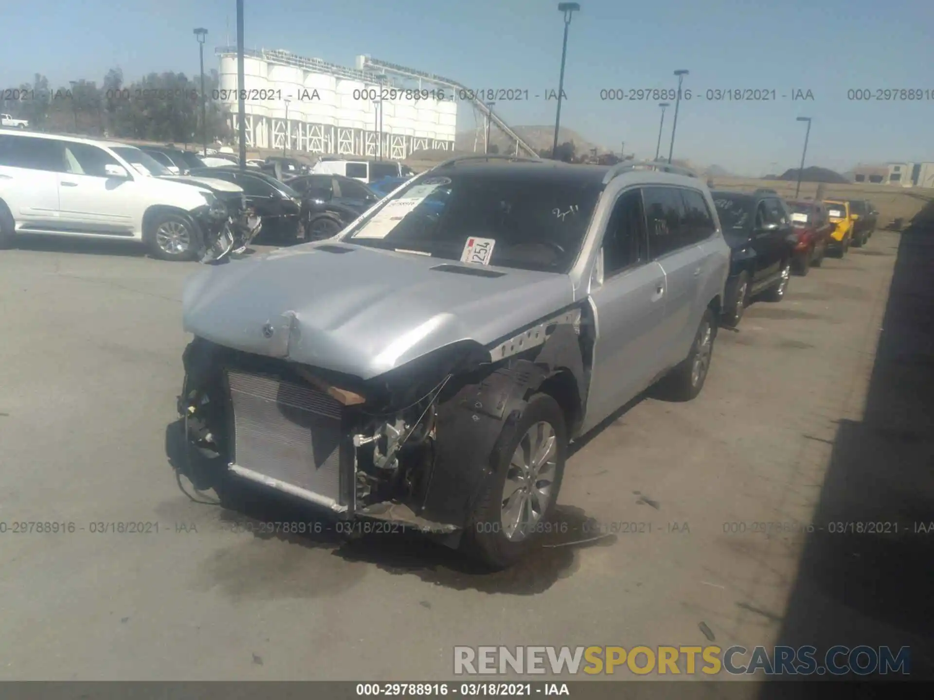 2 Фотография поврежденного автомобиля 4JGDF6EE3KB217035 MERCEDES-BENZ GLS 2019