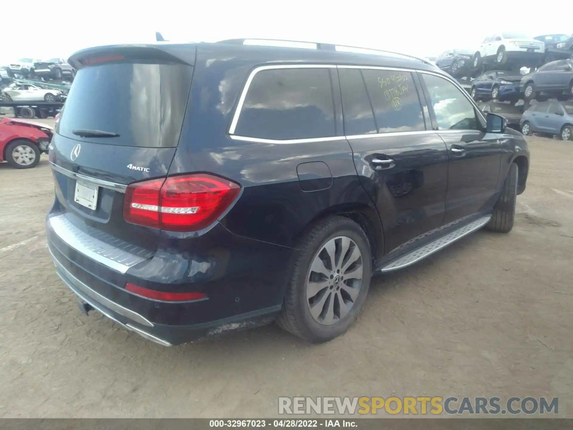 4 Фотография поврежденного автомобиля 4JGDF6EE3KB224454 MERCEDES-BENZ GLS 2019