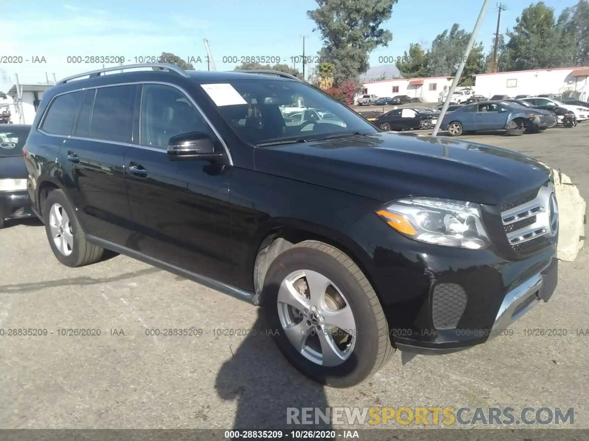 1 Photograph of a damaged car 4JGDF6EE3KB233624 MERCEDES-BENZ GLS 2019