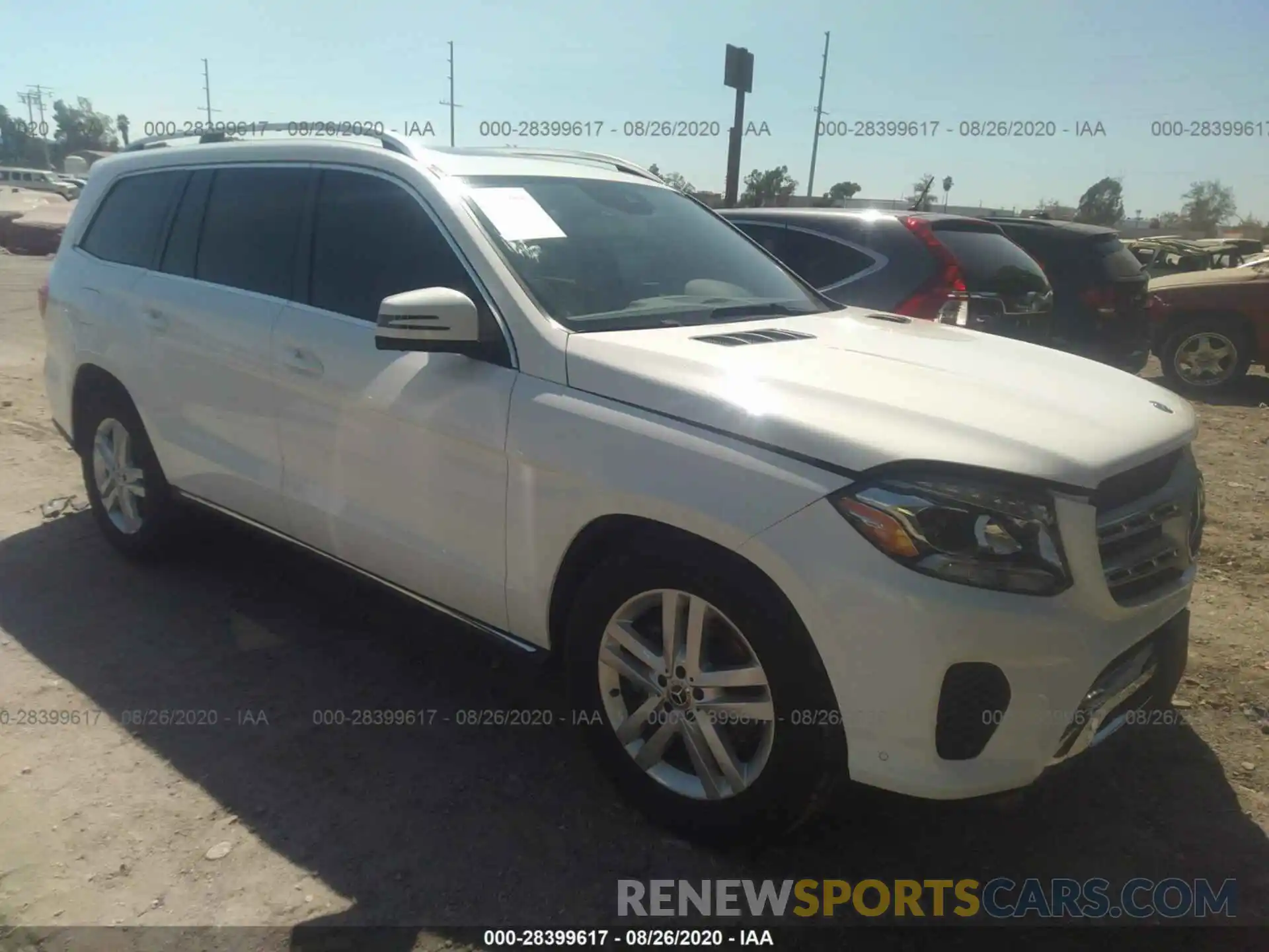 1 Photograph of a damaged car 4JGDF6EE3KB241027 MERCEDES-BENZ GLS 2019