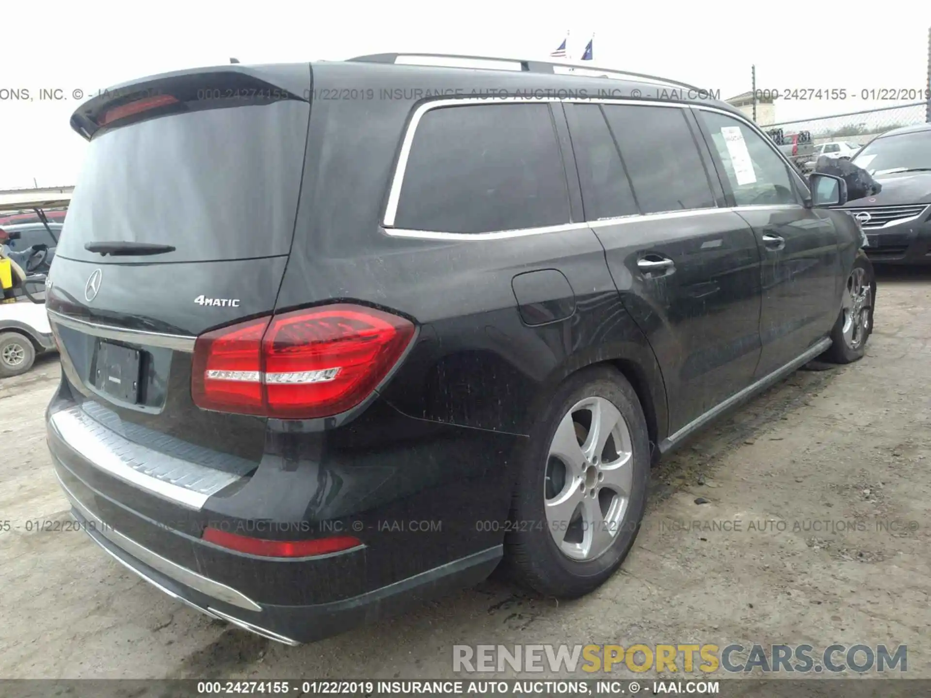 4 Фотография поврежденного автомобиля 4JGDF6EE4KB184398 MERCEDES-BENZ GLS 2019