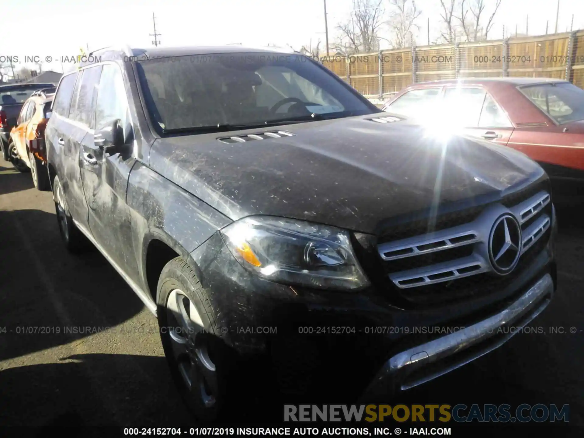 1 Photograph of a damaged car 4JGDF6EE4KB218873 MERCEDES-BENZ GLS 2019