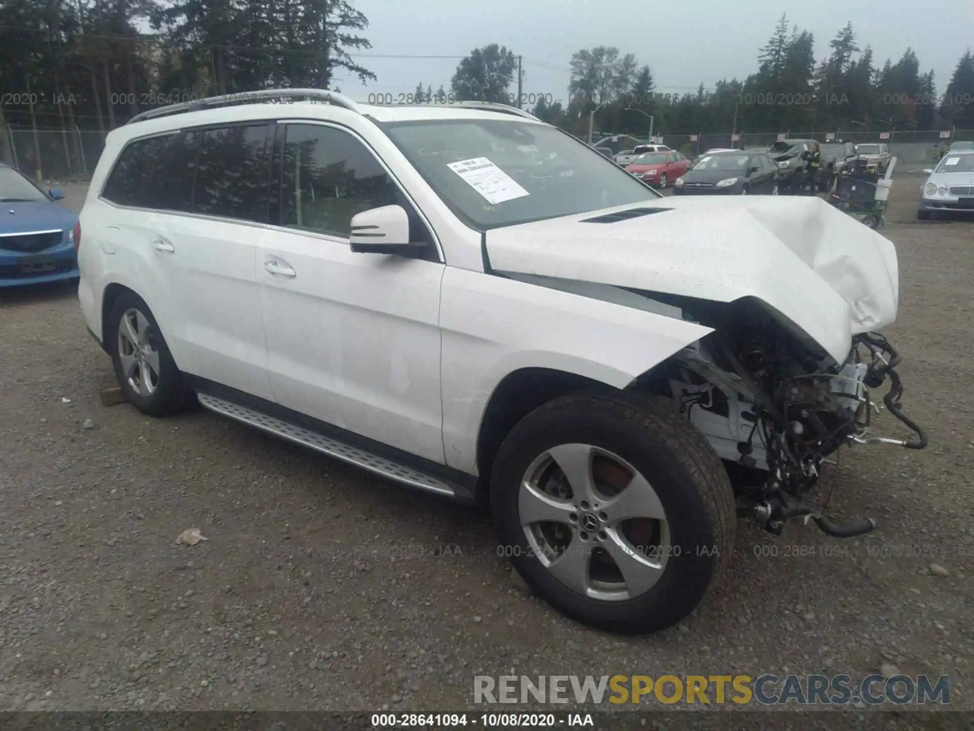 1 Photograph of a damaged car 4JGDF6EE5KB199993 MERCEDES-BENZ GLS 2019