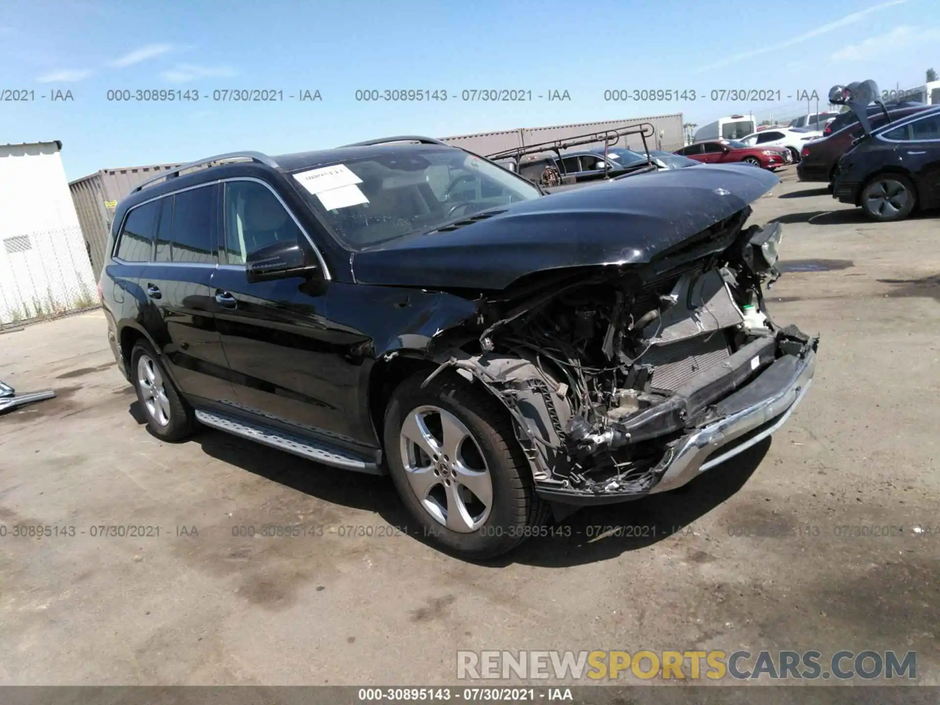 1 Photograph of a damaged car 4JGDF6EE5KB213309 MERCEDES-BENZ GLS 2019