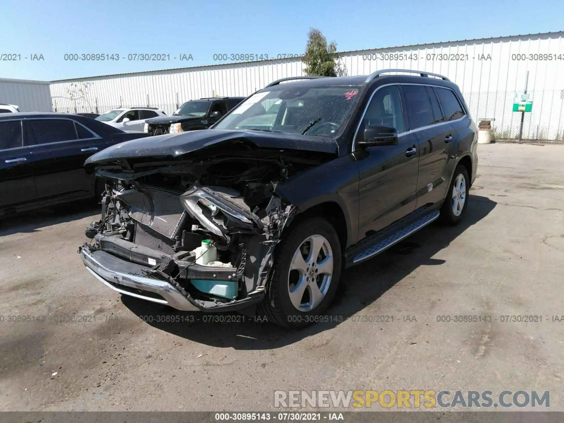 2 Photograph of a damaged car 4JGDF6EE5KB213309 MERCEDES-BENZ GLS 2019