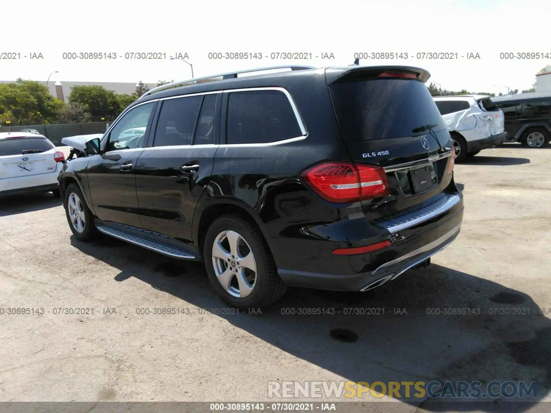 3 Фотография поврежденного автомобиля 4JGDF6EE5KB213309 MERCEDES-BENZ GLS 2019