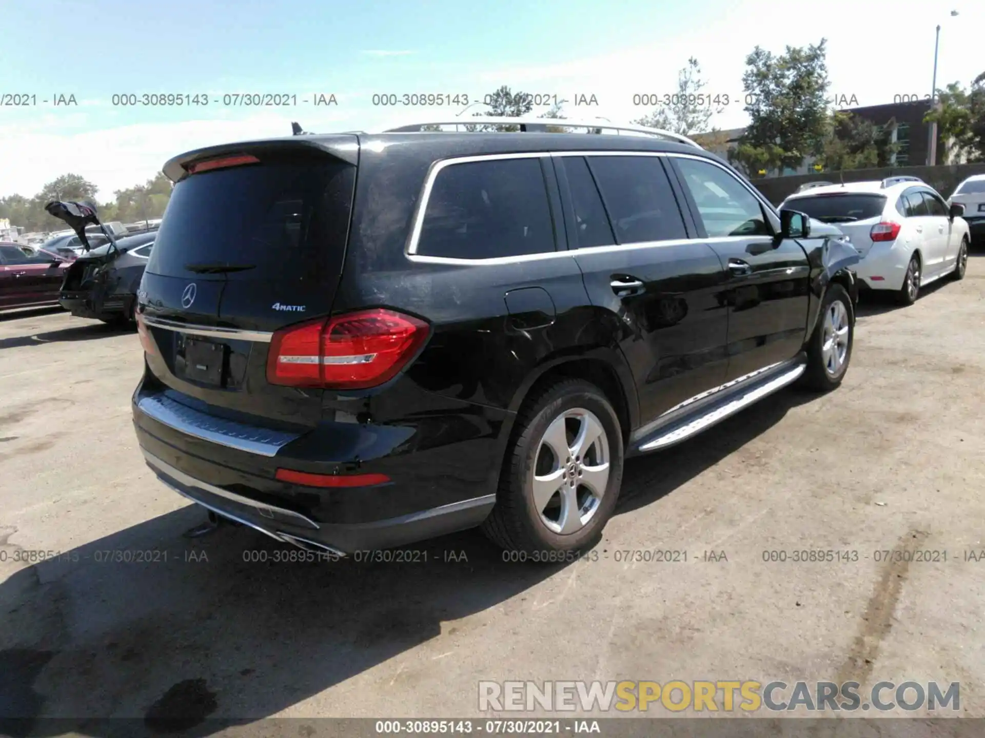 4 Photograph of a damaged car 4JGDF6EE5KB213309 MERCEDES-BENZ GLS 2019