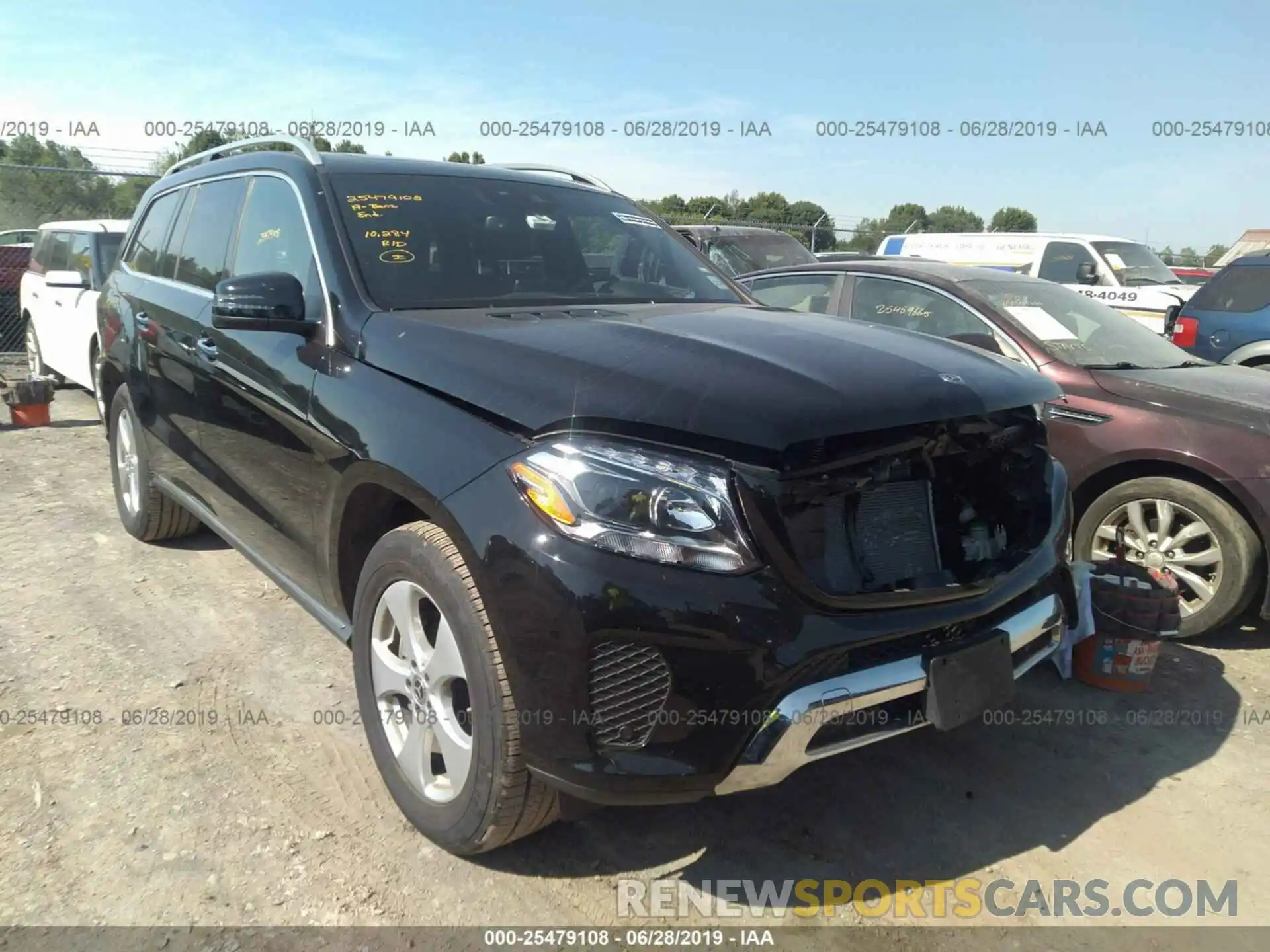 1 Photograph of a damaged car 4JGDF6EE5KB228750 MERCEDES-BENZ GLS 2019