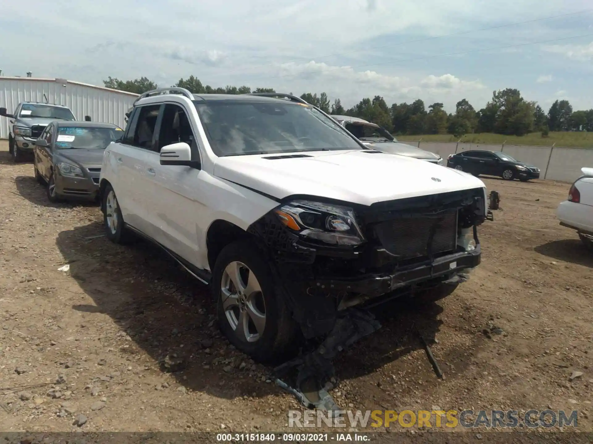 1 Photograph of a damaged car 4JGDF6EE6KB183141 MERCEDES-BENZ GLS 2019