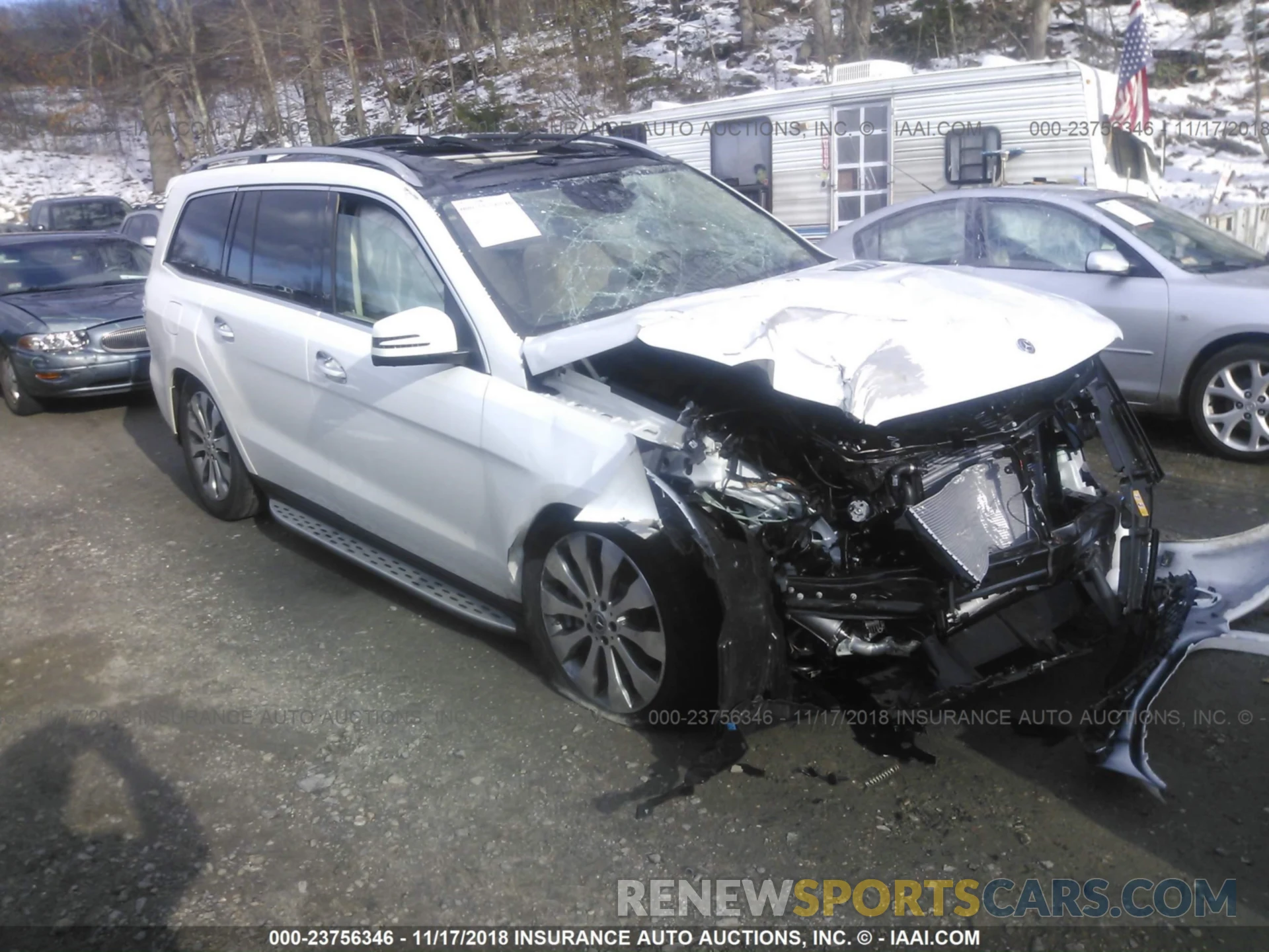 1 Photograph of a damaged car 4JGDF6EE6KB193880 MERCEDES-BENZ GLS 2019