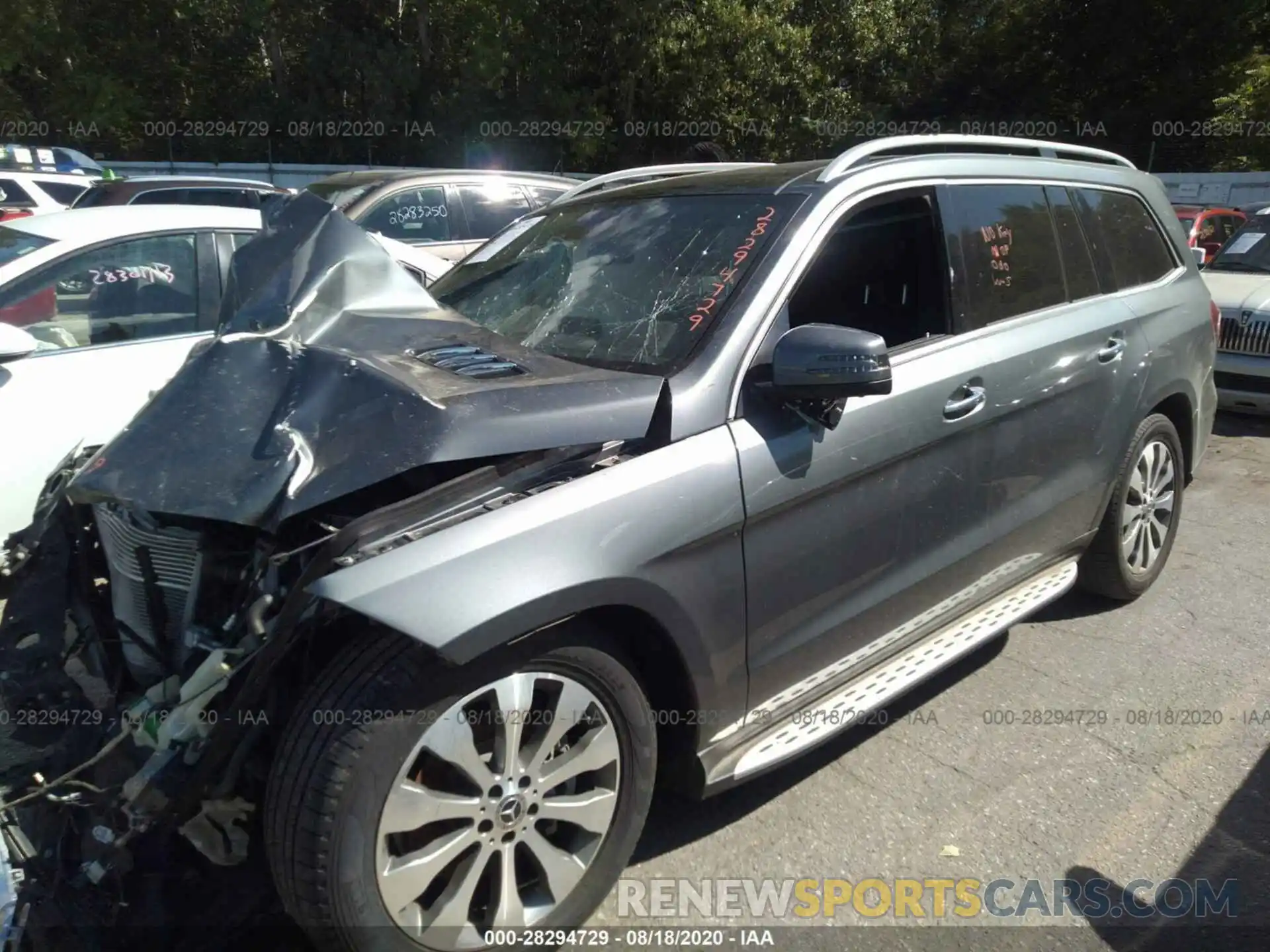 2 Фотография поврежденного автомобиля 4JGDF6EE6KB205736 MERCEDES-BENZ GLS 2019