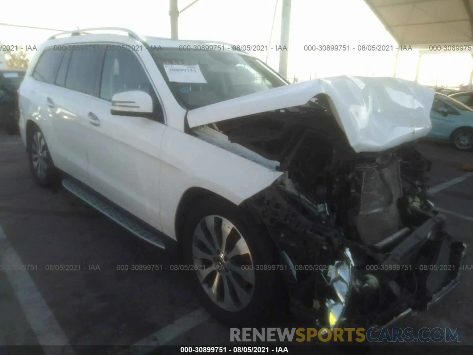 1 Photograph of a damaged car 4JGDF6EE7KB227843 MERCEDES-BENZ GLS 2019