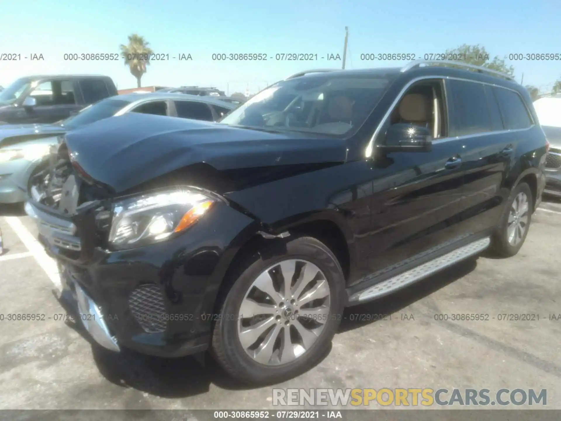 2 Photograph of a damaged car 4JGDF6EE7KB232248 MERCEDES-BENZ GLS 2019