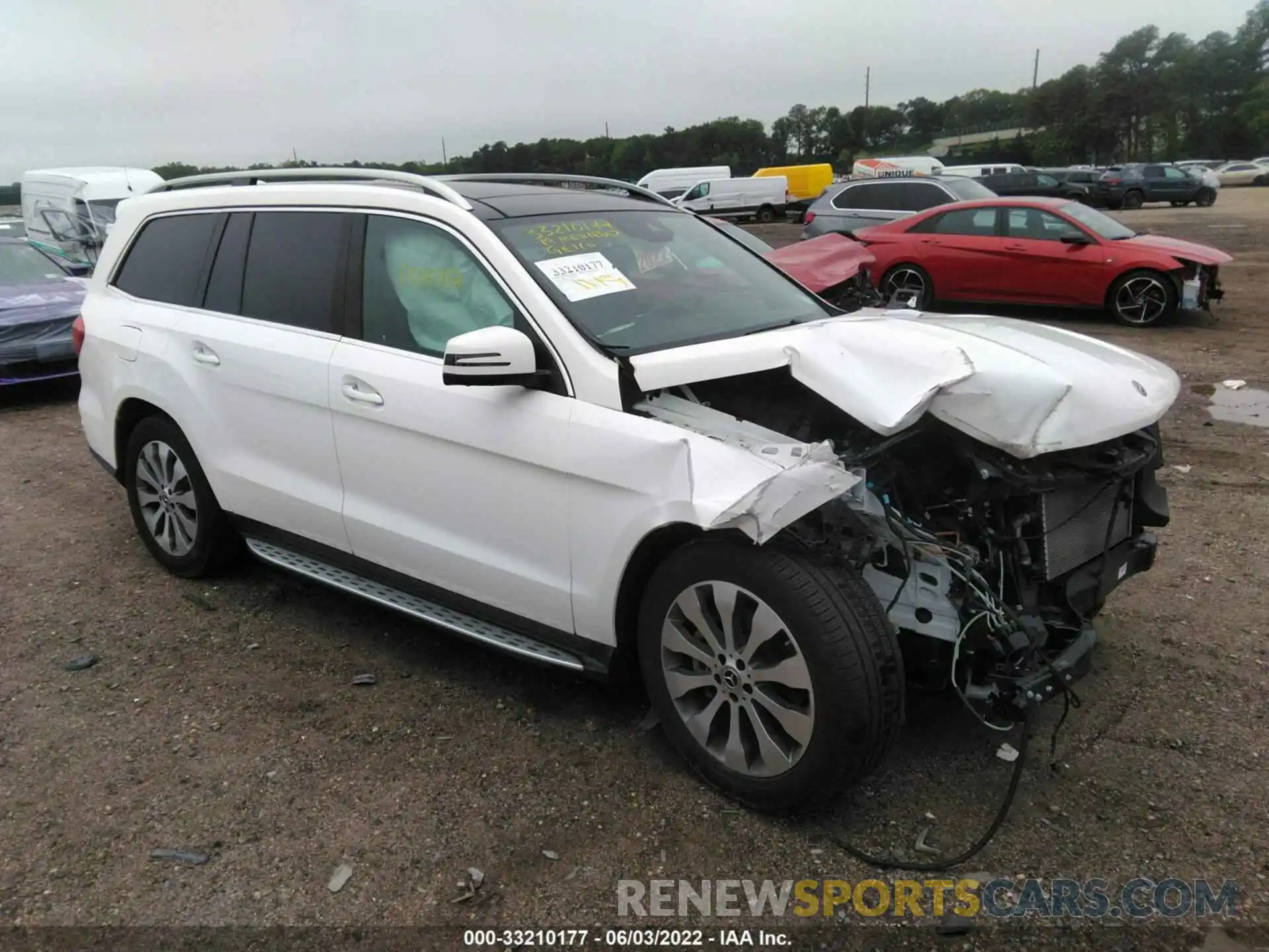 1 Photograph of a damaged car 4JGDF6EE7KB236414 MERCEDES-BENZ GLS 2019