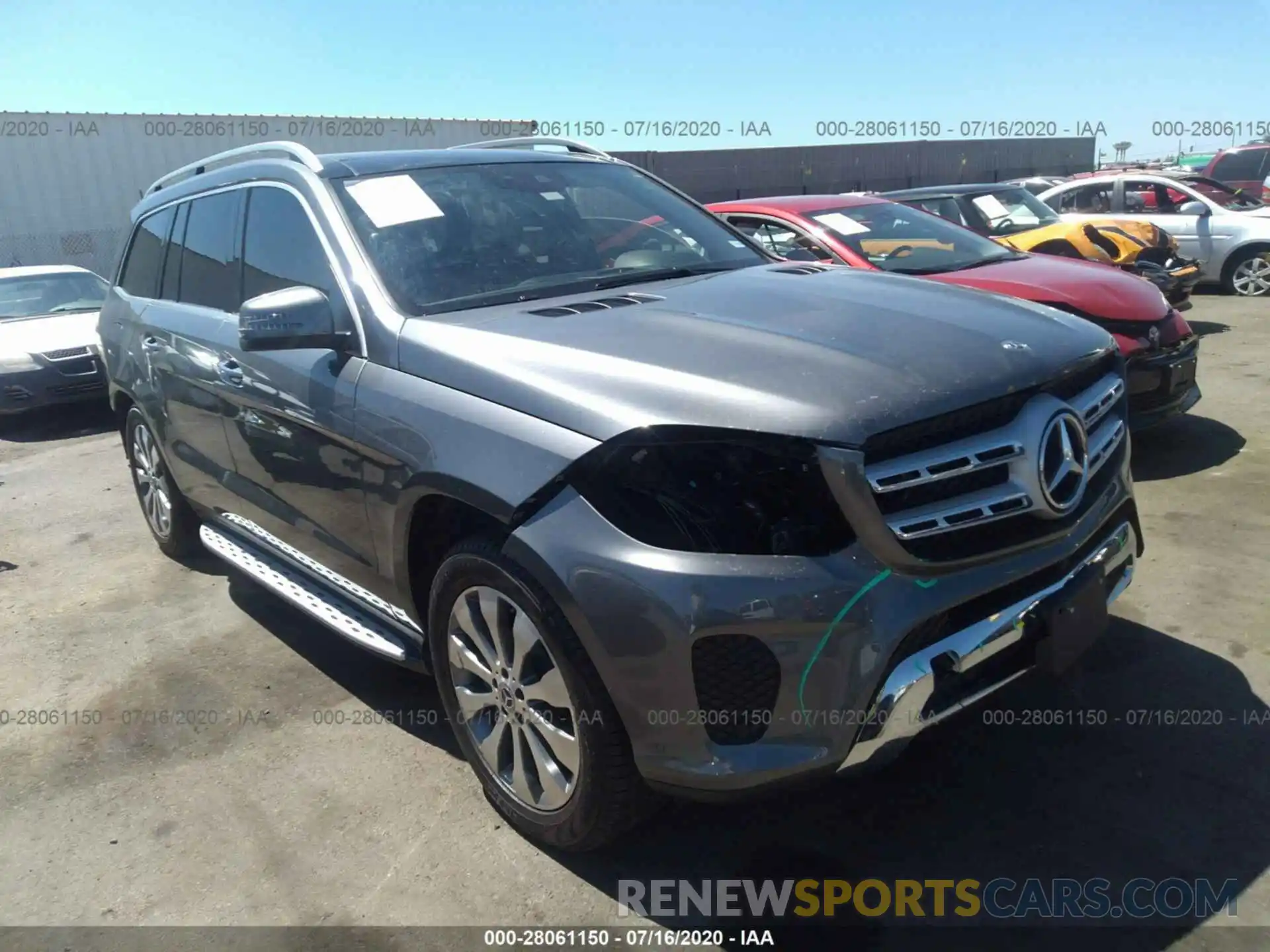 1 Photograph of a damaged car 4JGDF6EE8KB212865 MERCEDES-BENZ GLS 2019