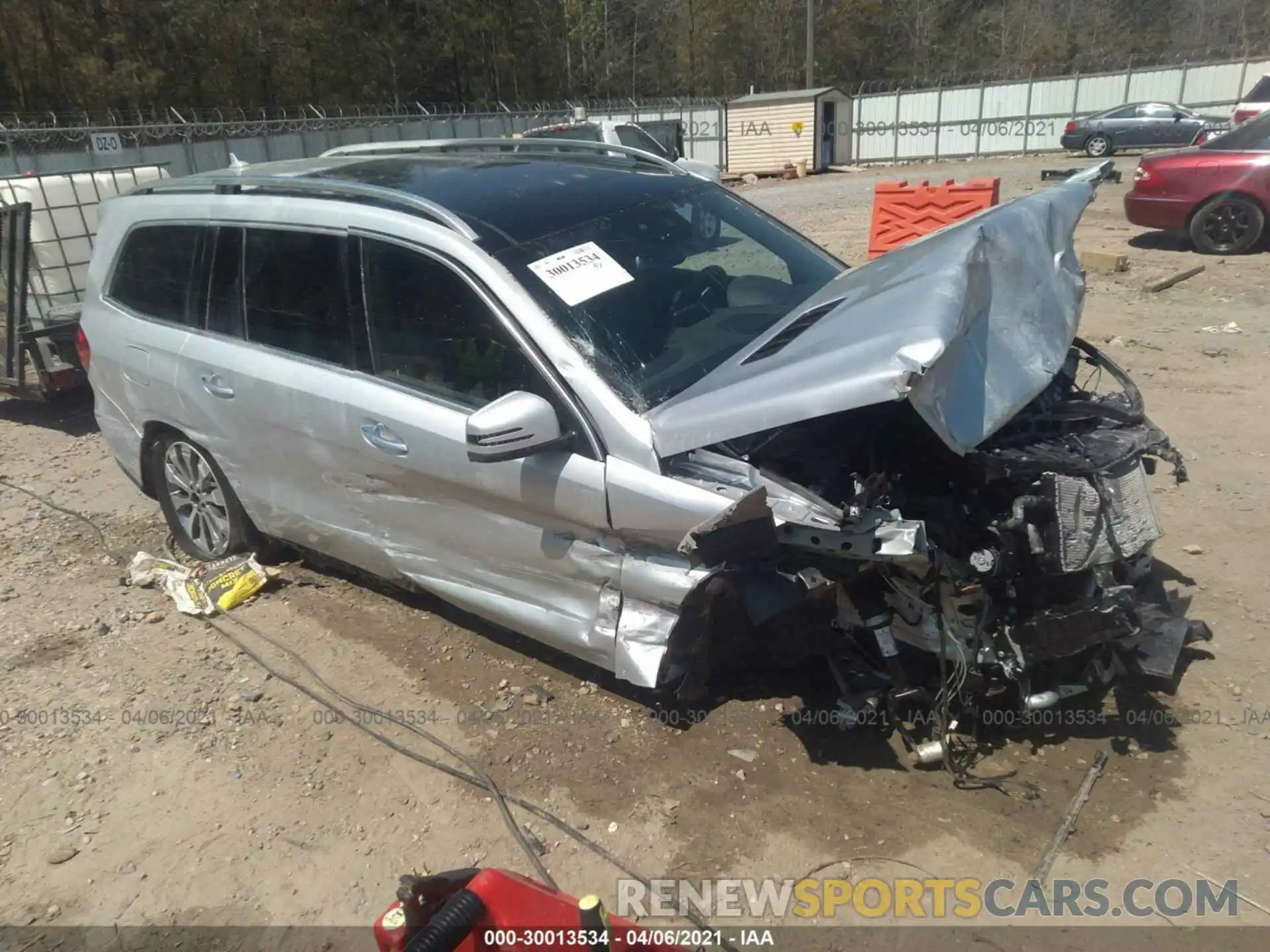 1 Photograph of a damaged car 4JGDF6EE8KB227480 MERCEDES-BENZ GLS 2019