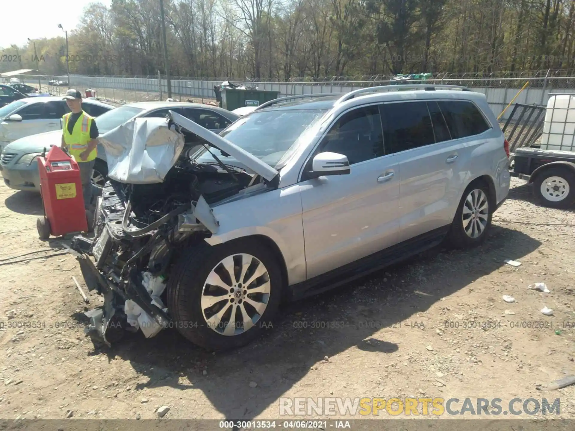 2 Photograph of a damaged car 4JGDF6EE8KB227480 MERCEDES-BENZ GLS 2019