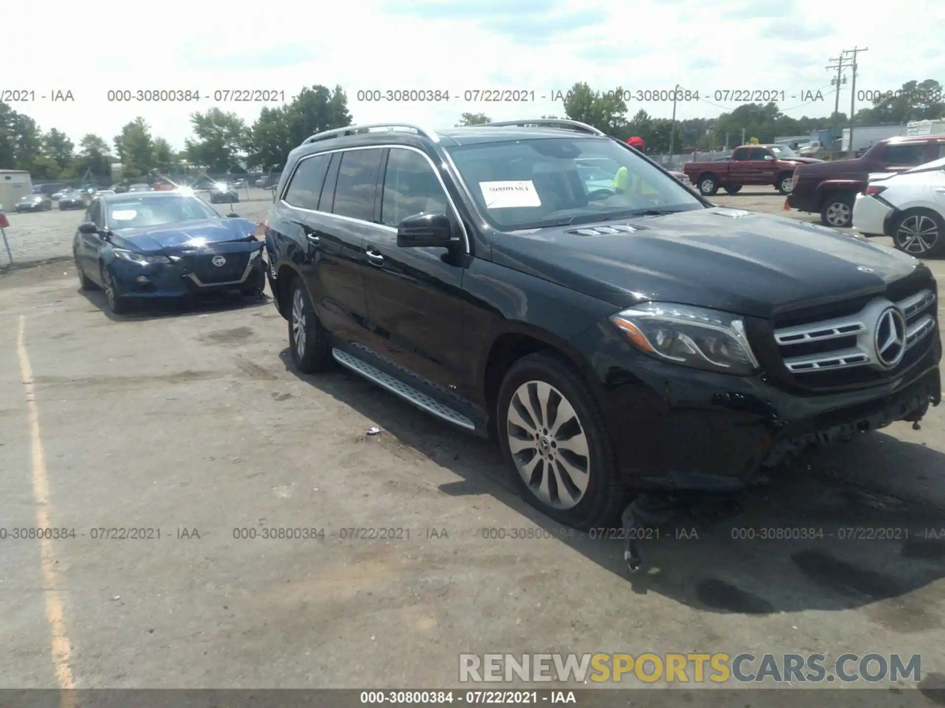 1 Photograph of a damaged car 4JGDF6EE9KB222272 MERCEDES-BENZ GLS 2019