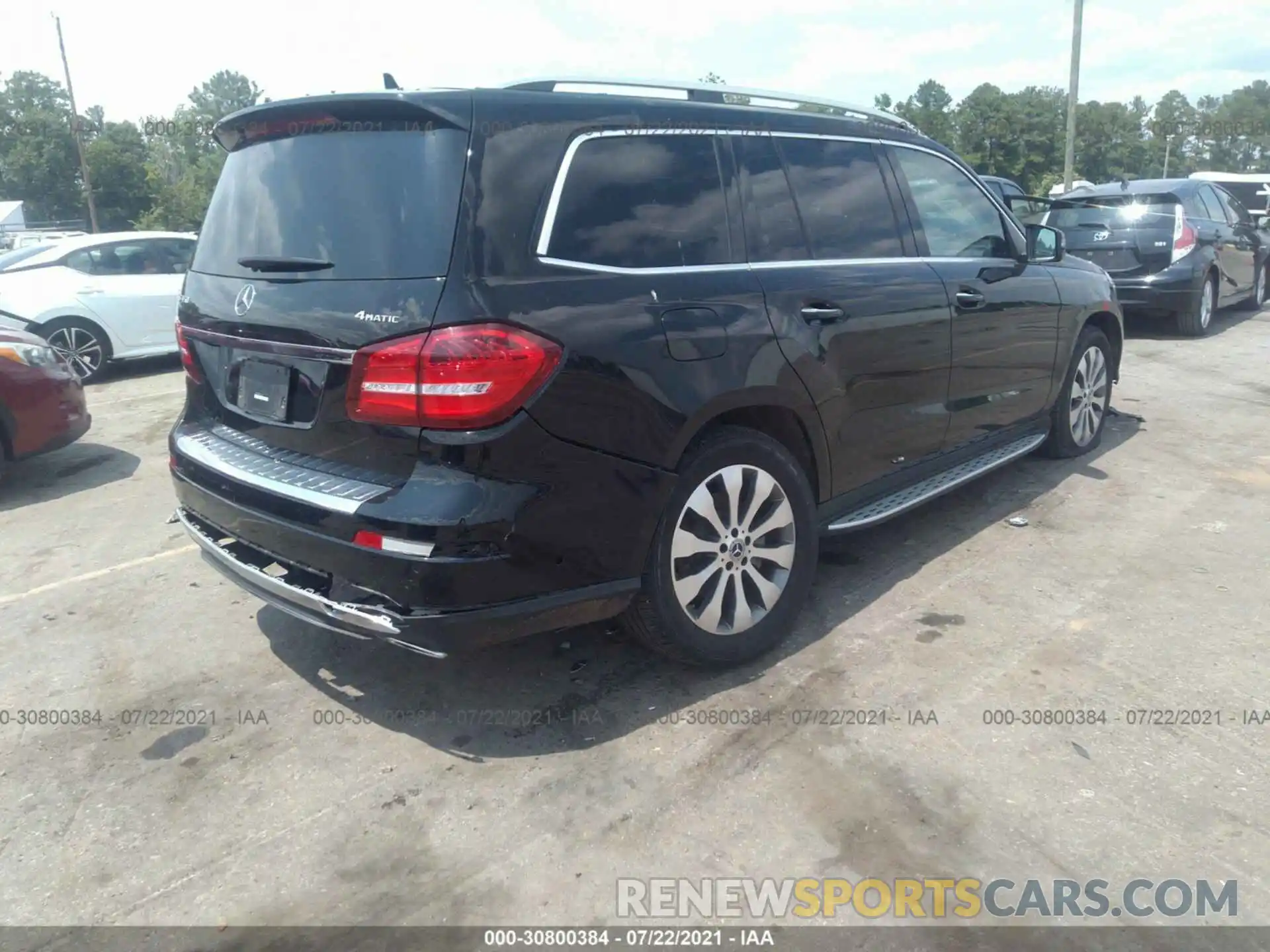 4 Photograph of a damaged car 4JGDF6EE9KB222272 MERCEDES-BENZ GLS 2019