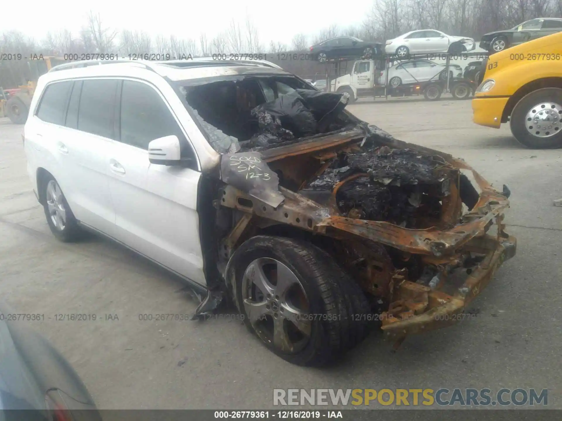 1 Photograph of a damaged car 4JGDF6EE9KB229870 MERCEDES-BENZ GLS 2019