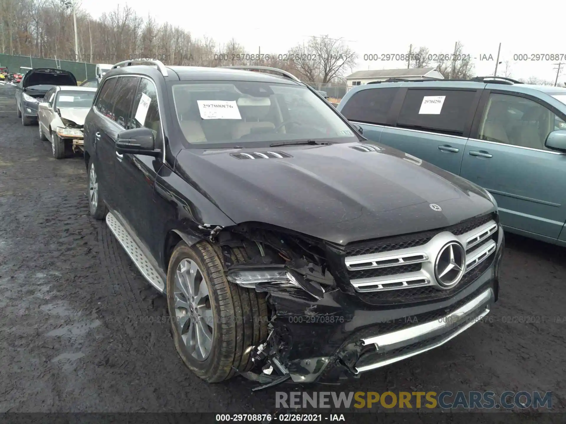 1 Photograph of a damaged car 4JGDF6EEXKB192408 MERCEDES-BENZ GLS 2019