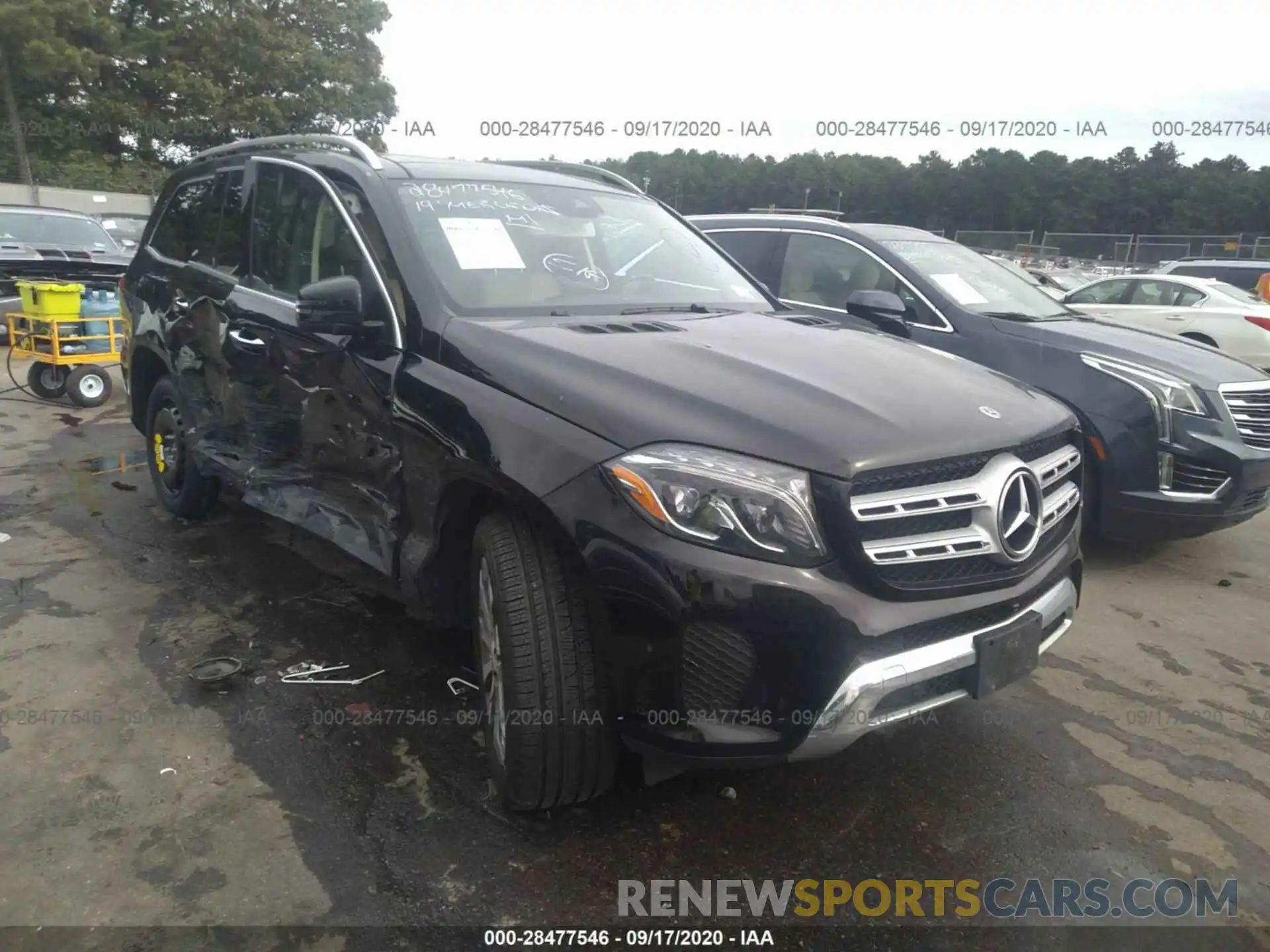 1 Photograph of a damaged car 4JGDF6EEXKB223477 MERCEDES-BENZ GLS 2019