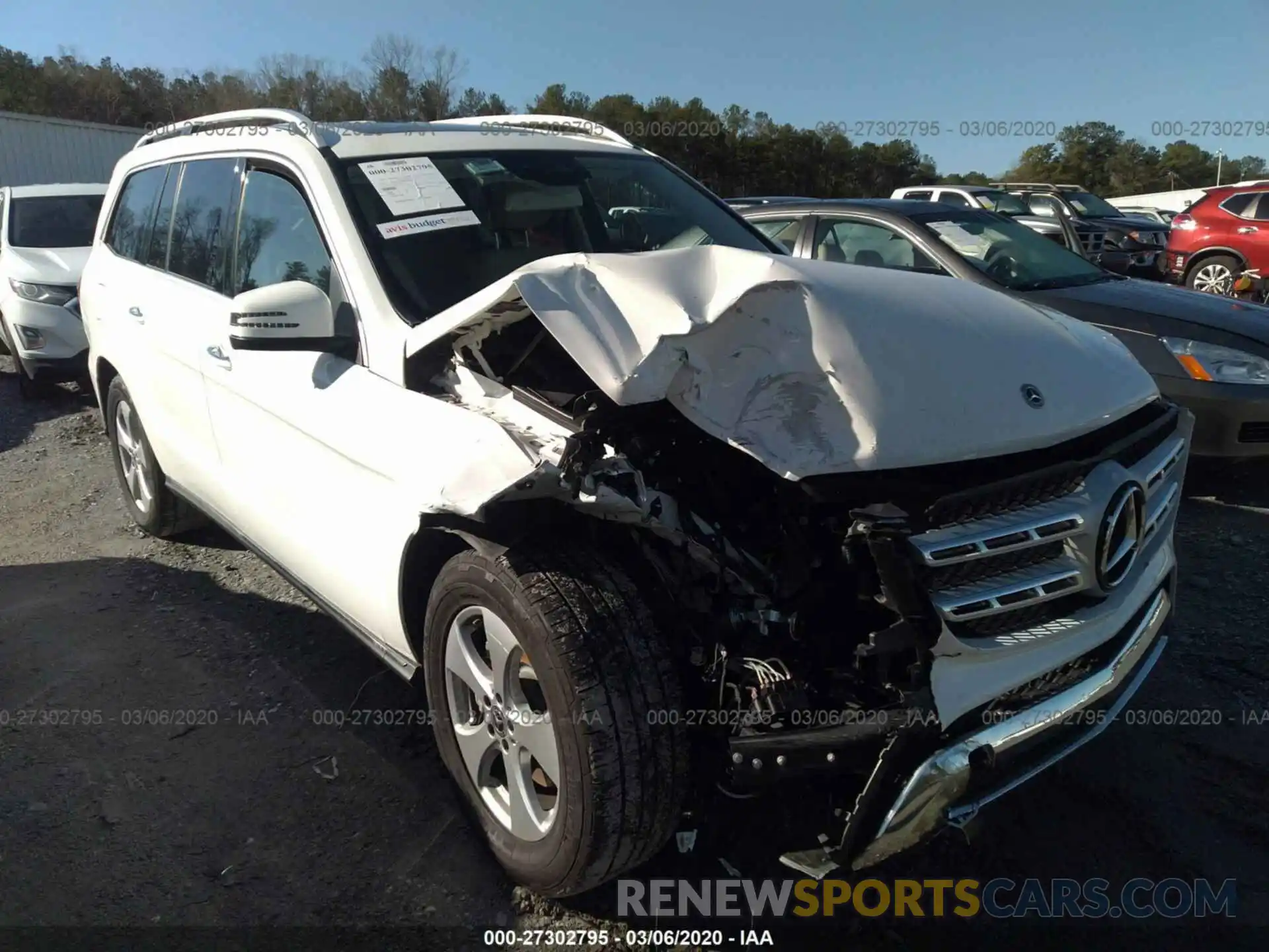 1 Photograph of a damaged car 4JGDF6EEXKB232972 MERCEDES-BENZ GLS 2019