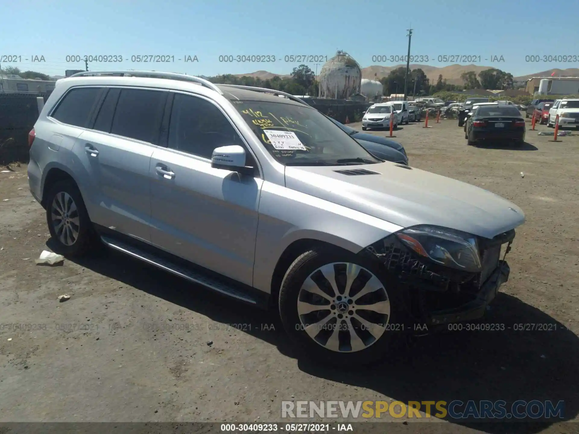 1 Photograph of a damaged car 4JGDF6EEXKB240585 MERCEDES-BENZ GLS 2019