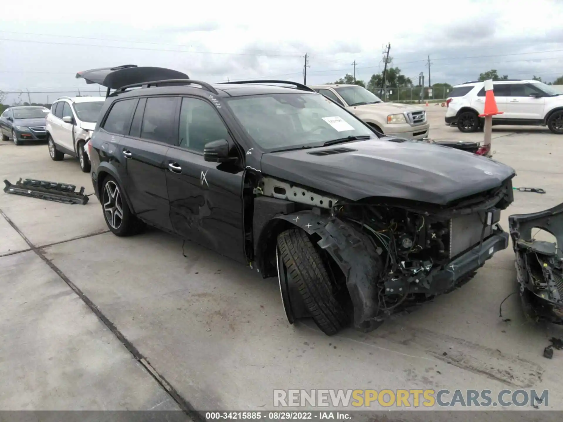 1 Photograph of a damaged car 4JGDF7DE0KB201706 MERCEDES-BENZ GLS 2019