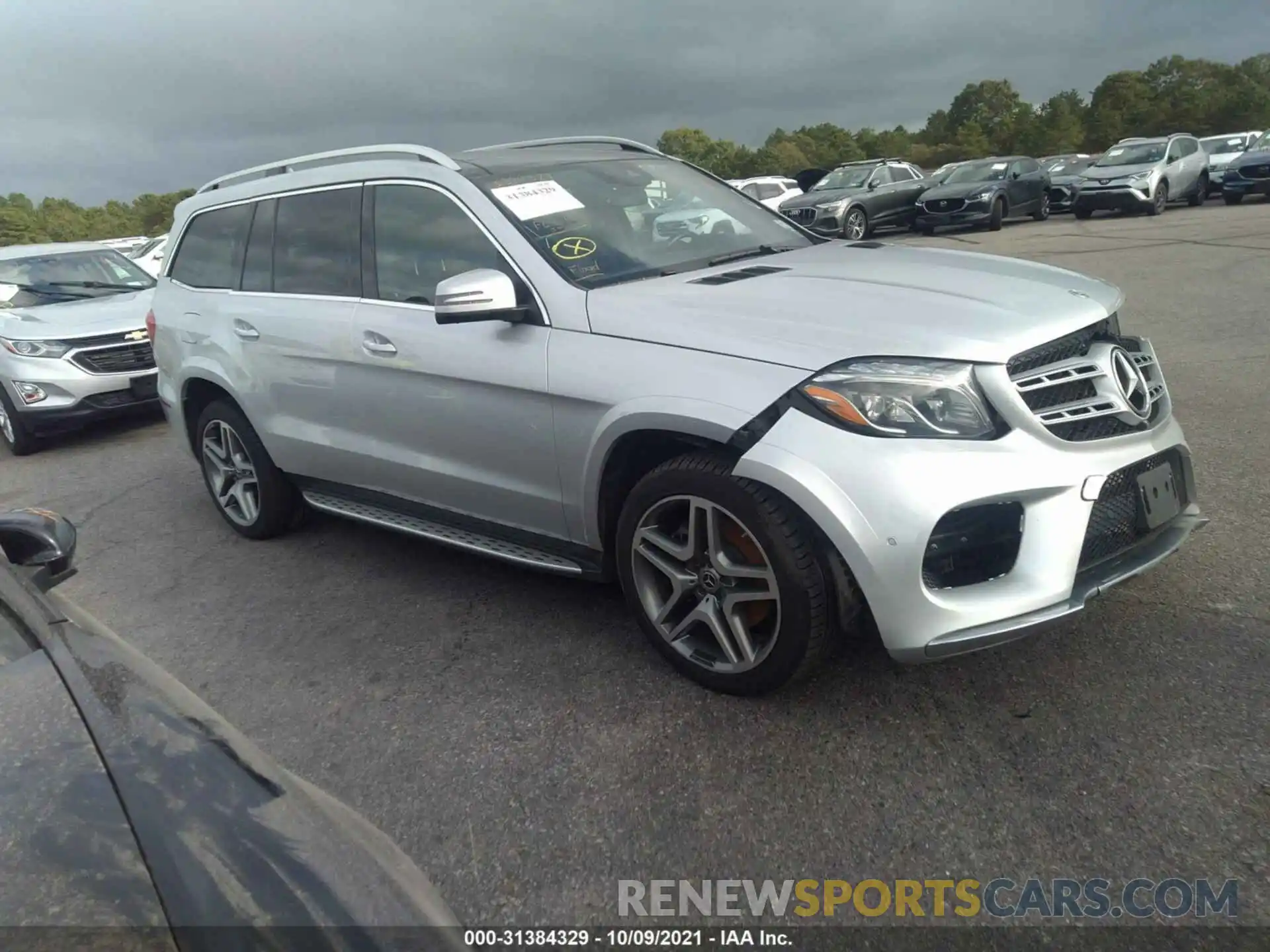 1 Photograph of a damaged car 4JGDF7DE0KB202628 MERCEDES-BENZ GLS 2019