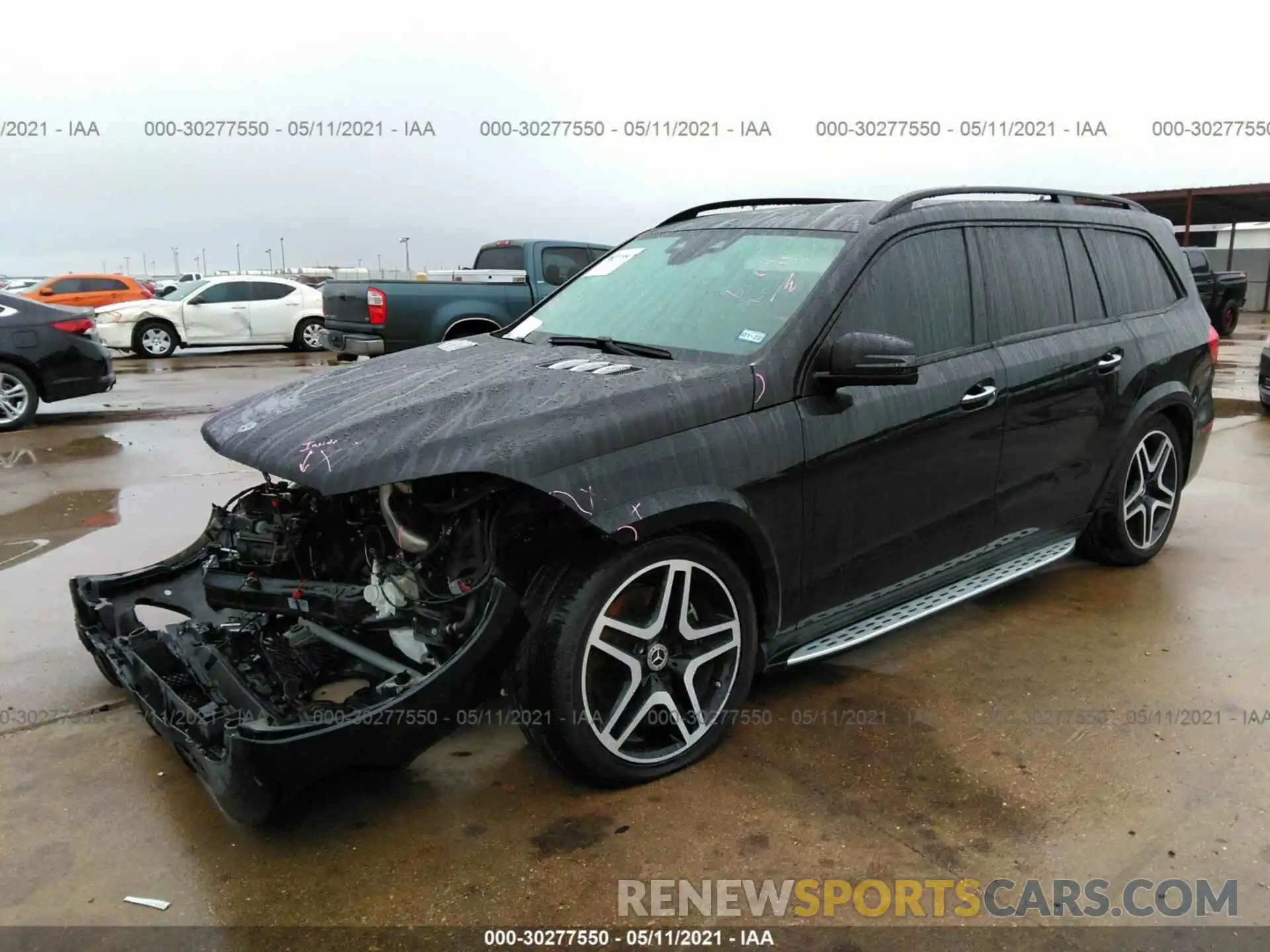 2 Photograph of a damaged car 4JGDF7DE2KB222458 MERCEDES-BENZ GLS 2019