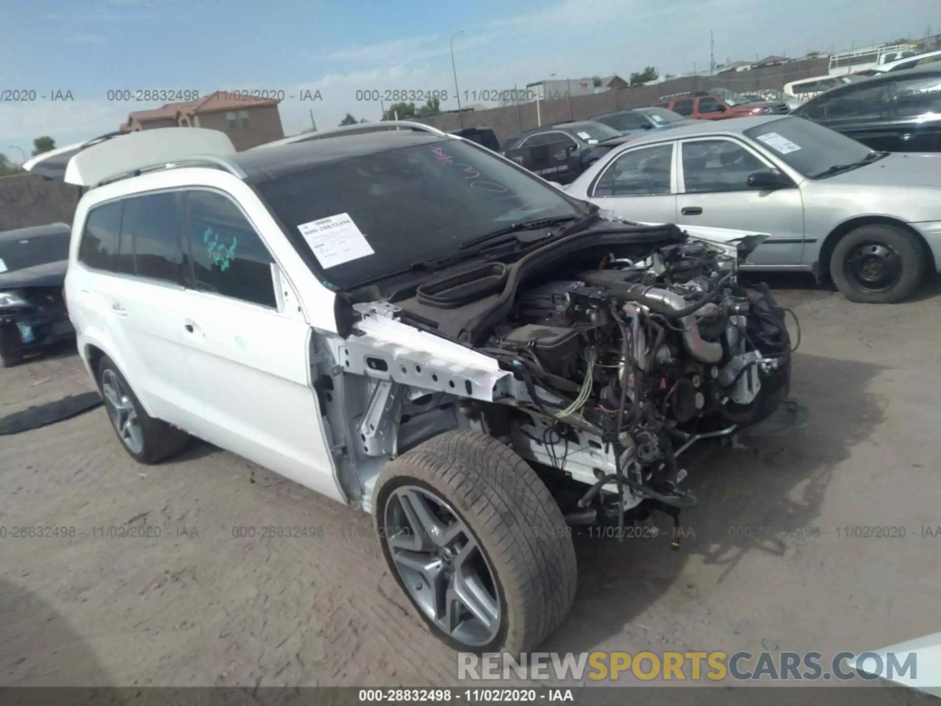 1 Photograph of a damaged car 4JGDF7DE3KB235042 MERCEDES-BENZ GLS 2019