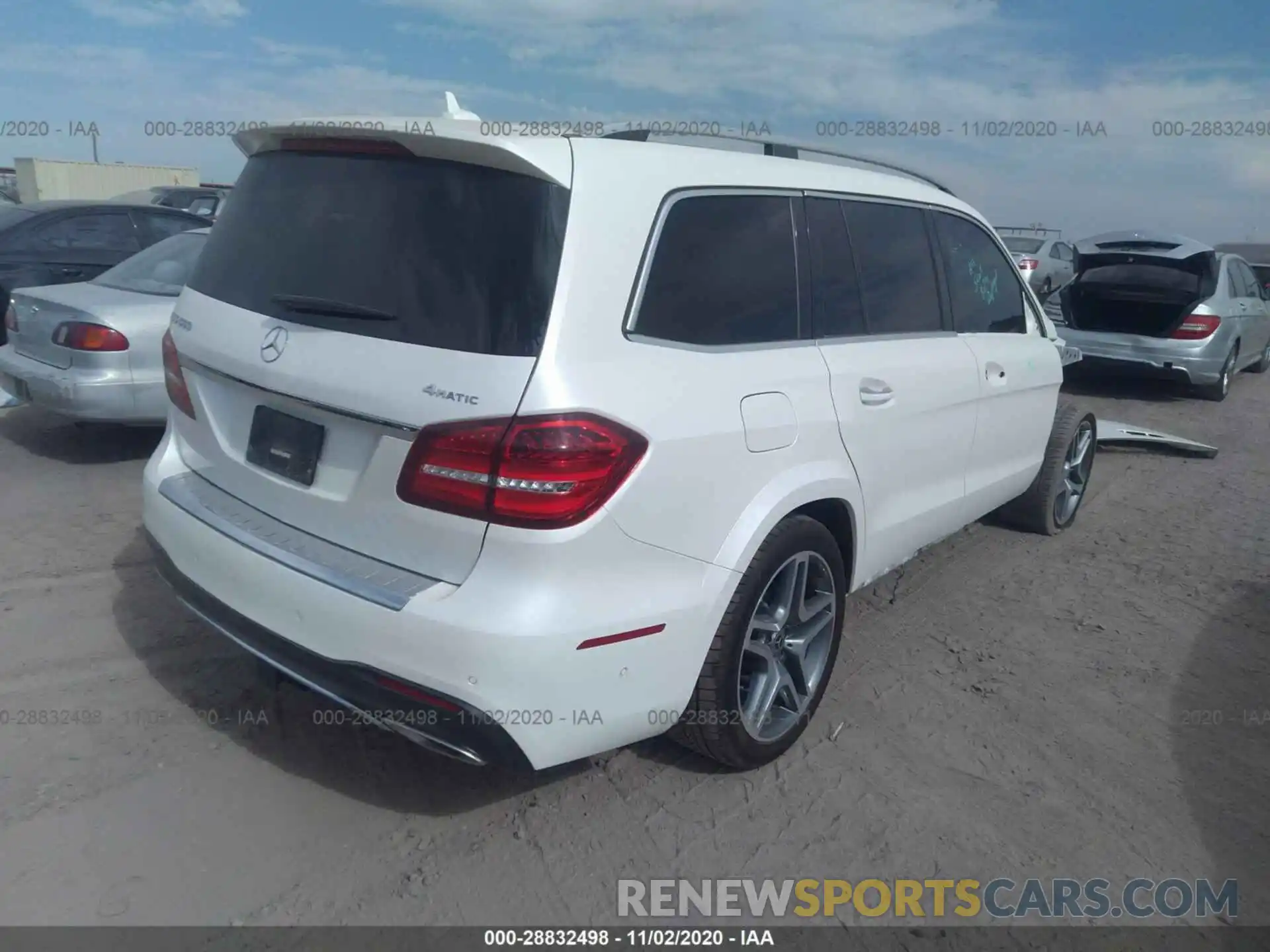 4 Photograph of a damaged car 4JGDF7DE3KB235042 MERCEDES-BENZ GLS 2019