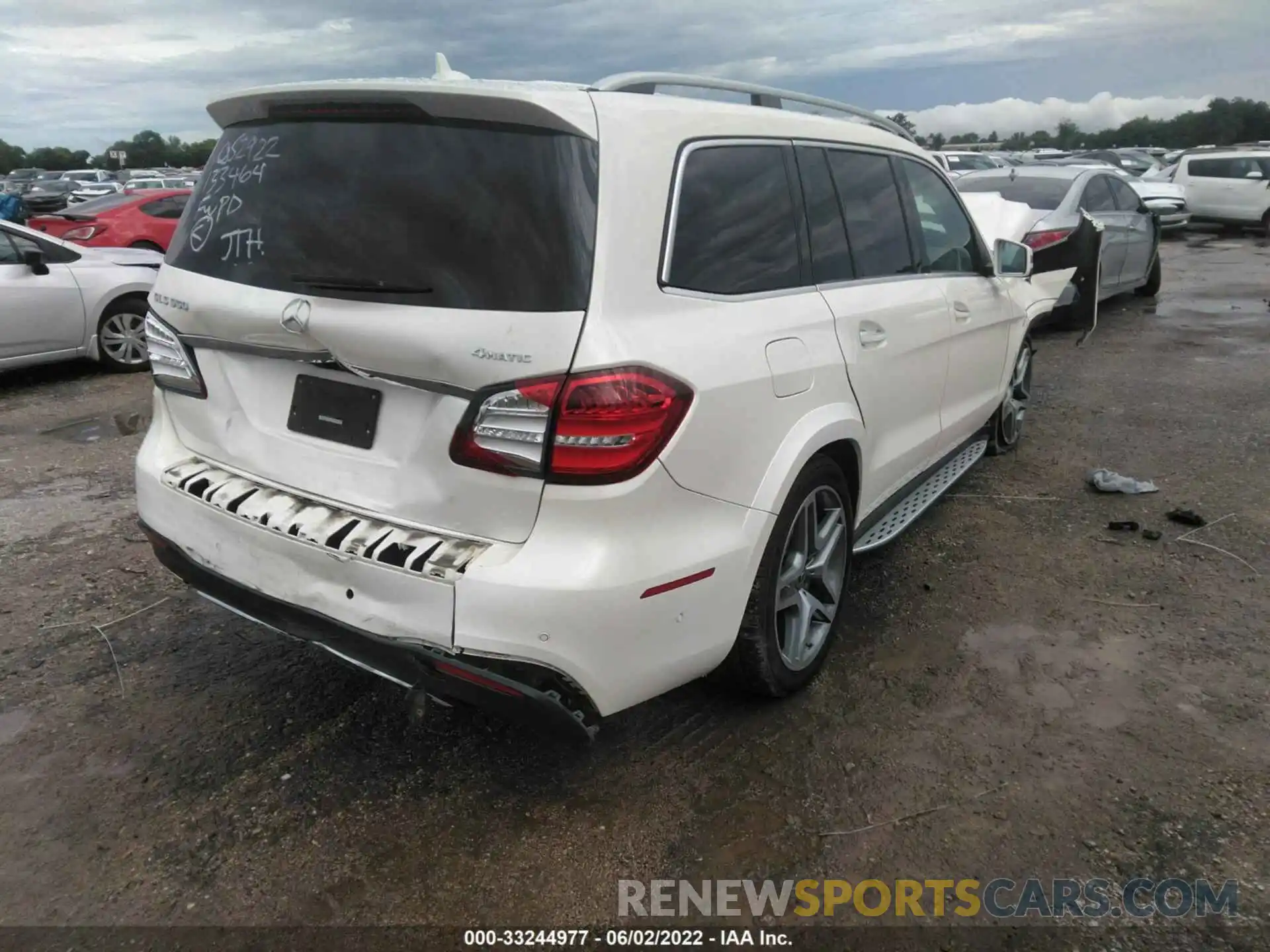 4 Фотография поврежденного автомобиля 4JGDF7DE5KB200910 MERCEDES-BENZ GLS 2019