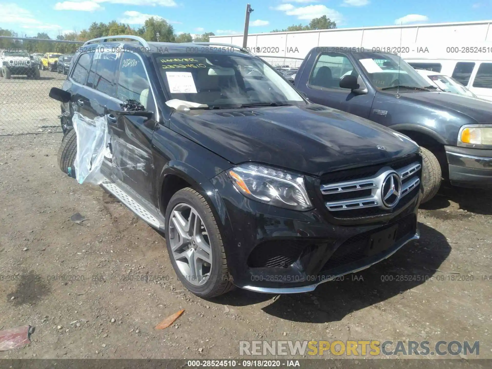 1 Photograph of a damaged car 4JGDF7DE5KB233969 MERCEDES-BENZ GLS 2019