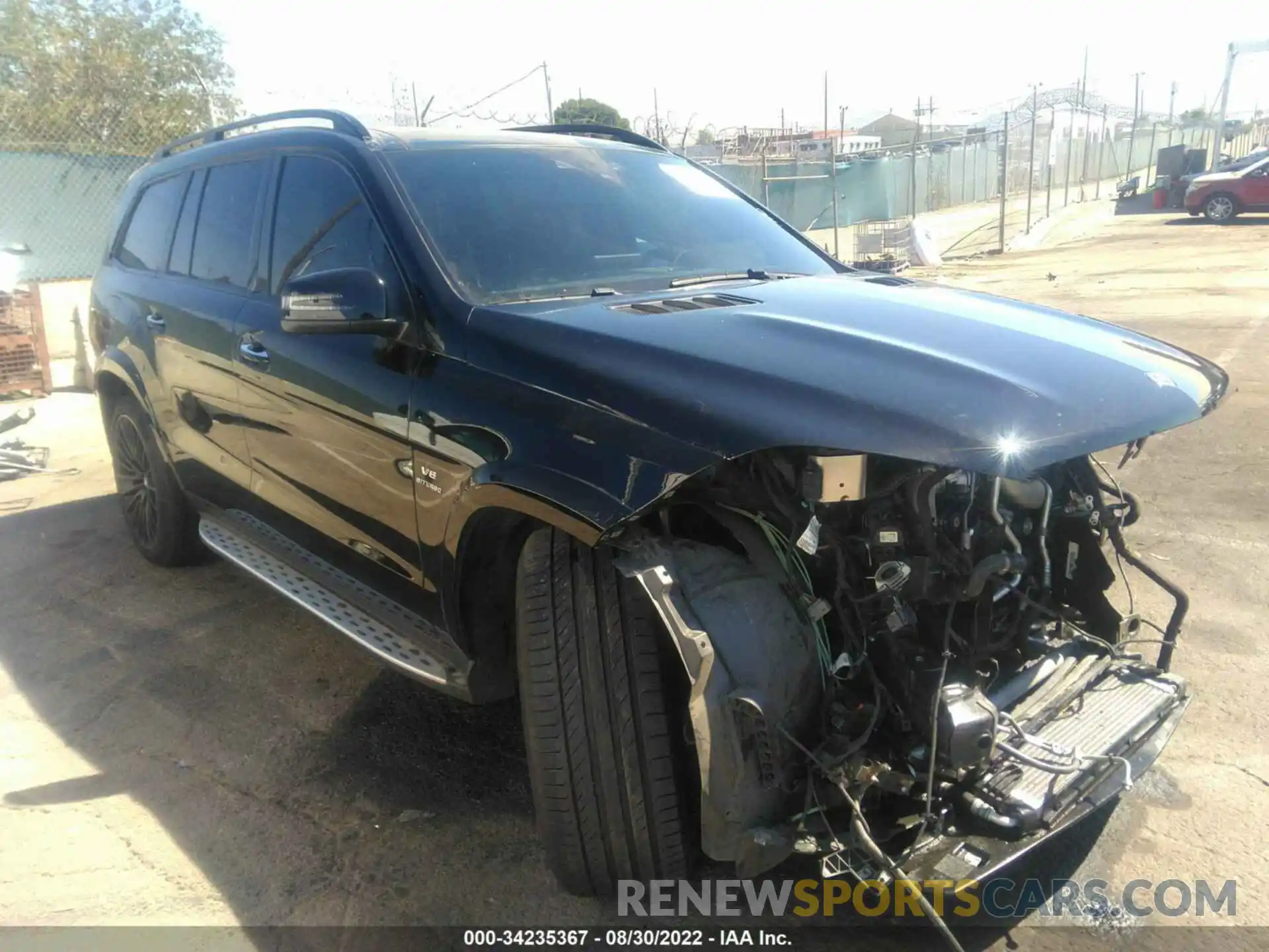 1 Photograph of a damaged car 4JGDF7FE4KB229022 MERCEDES-BENZ GLS 2019