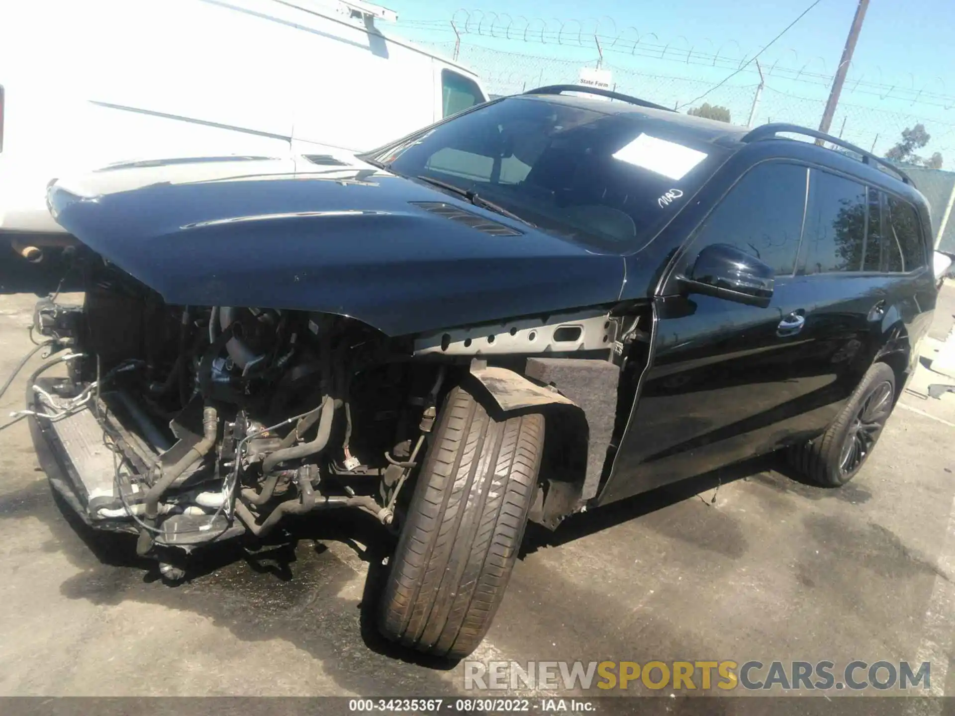 2 Photograph of a damaged car 4JGDF7FE4KB229022 MERCEDES-BENZ GLS 2019