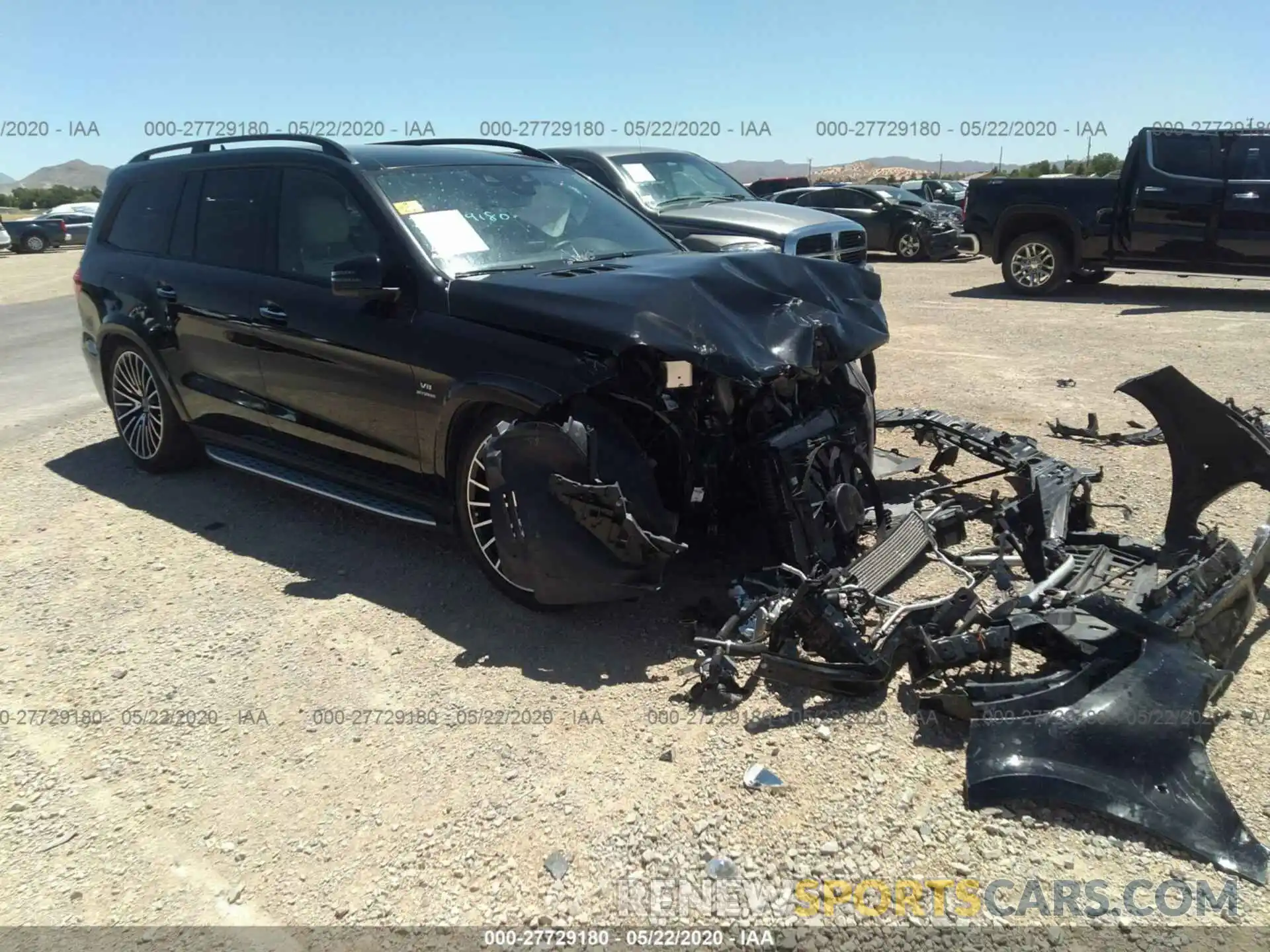 1 Photograph of a damaged car 4JGDF7FE8KB204611 MERCEDES-BENZ GLS 2019