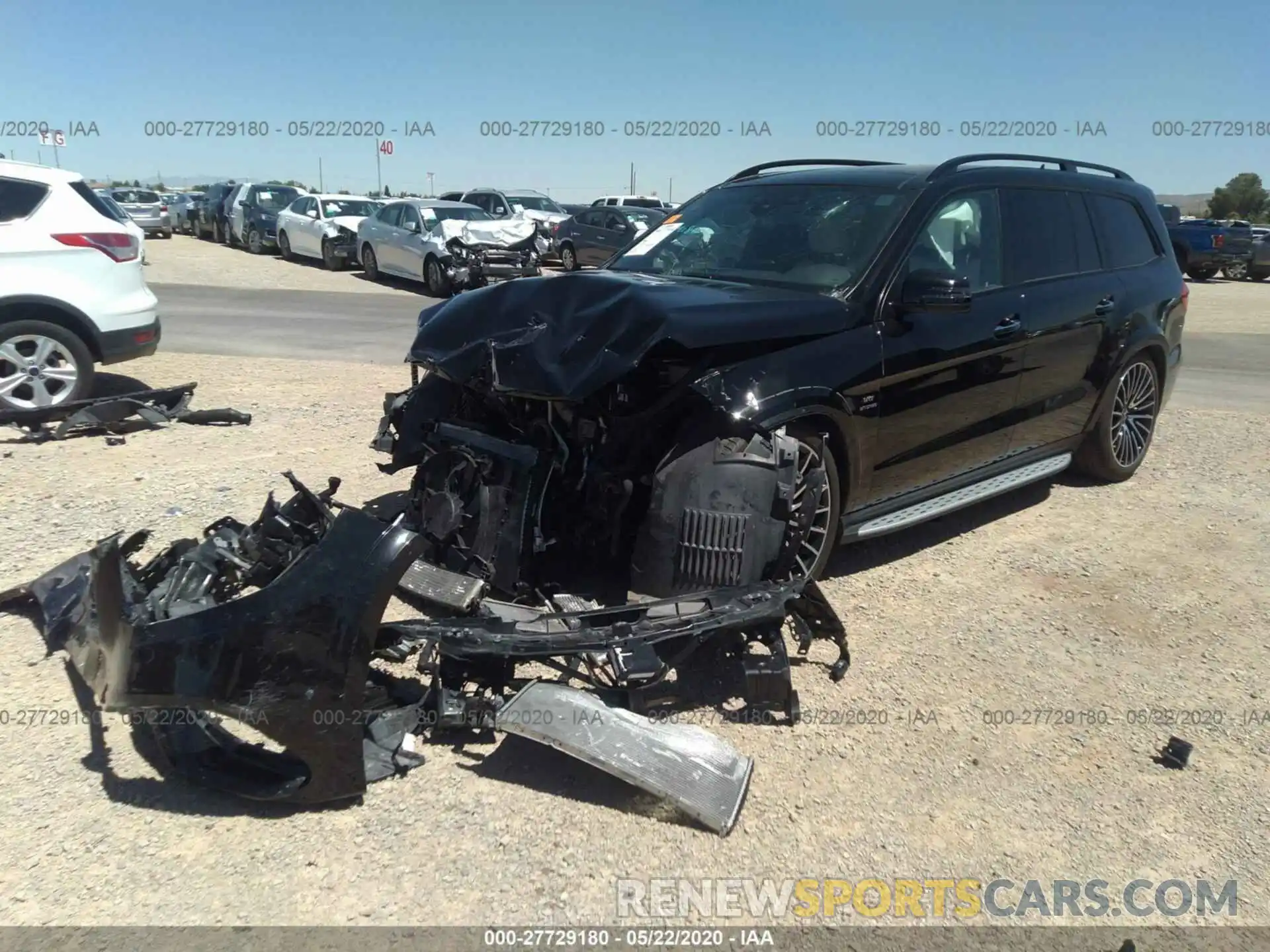 2 Photograph of a damaged car 4JGDF7FE8KB204611 MERCEDES-BENZ GLS 2019