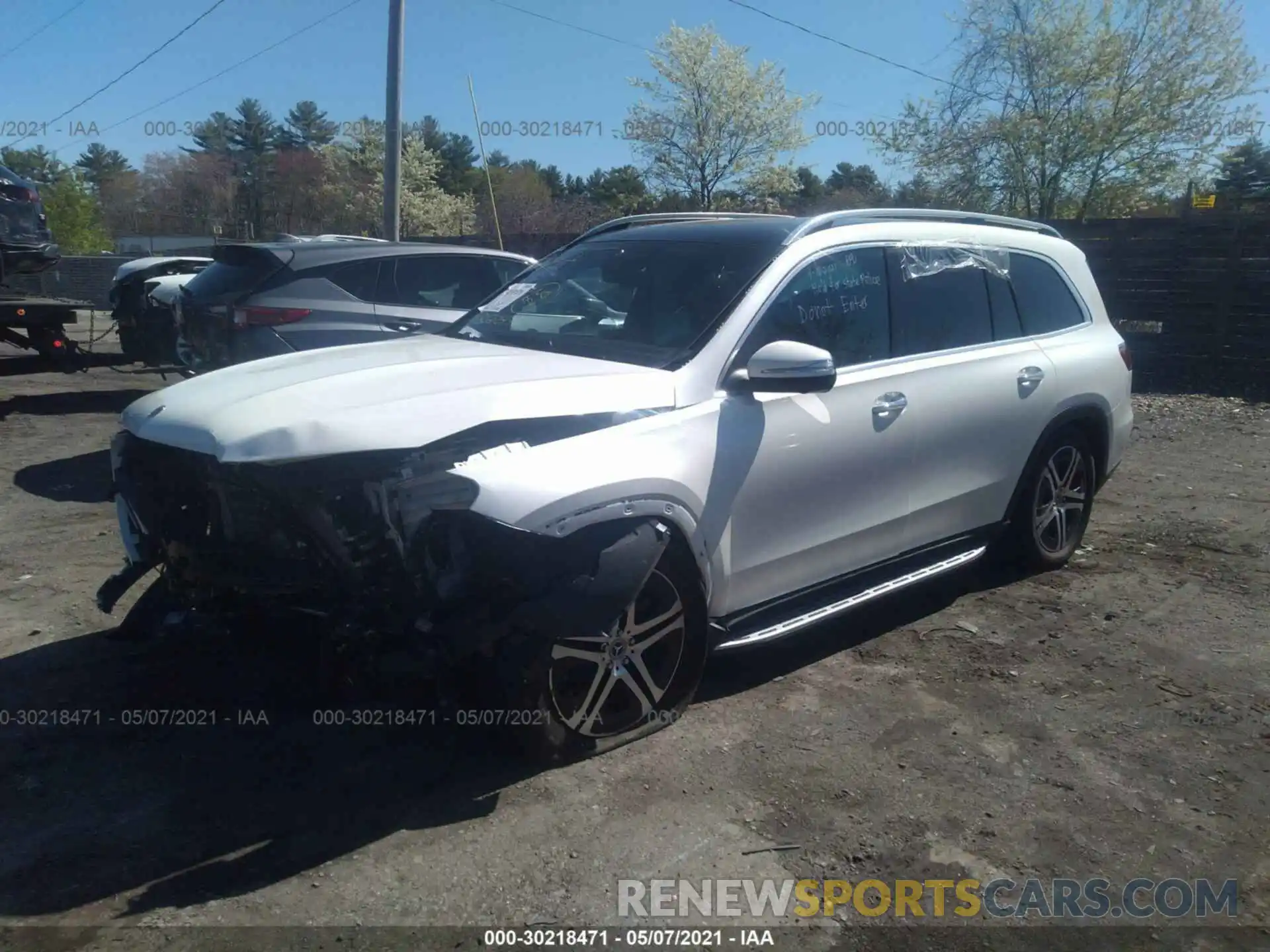 2 Photograph of a damaged car 4JGFF5KEXLA179236 MERCEDES-BENZ GLS 2020