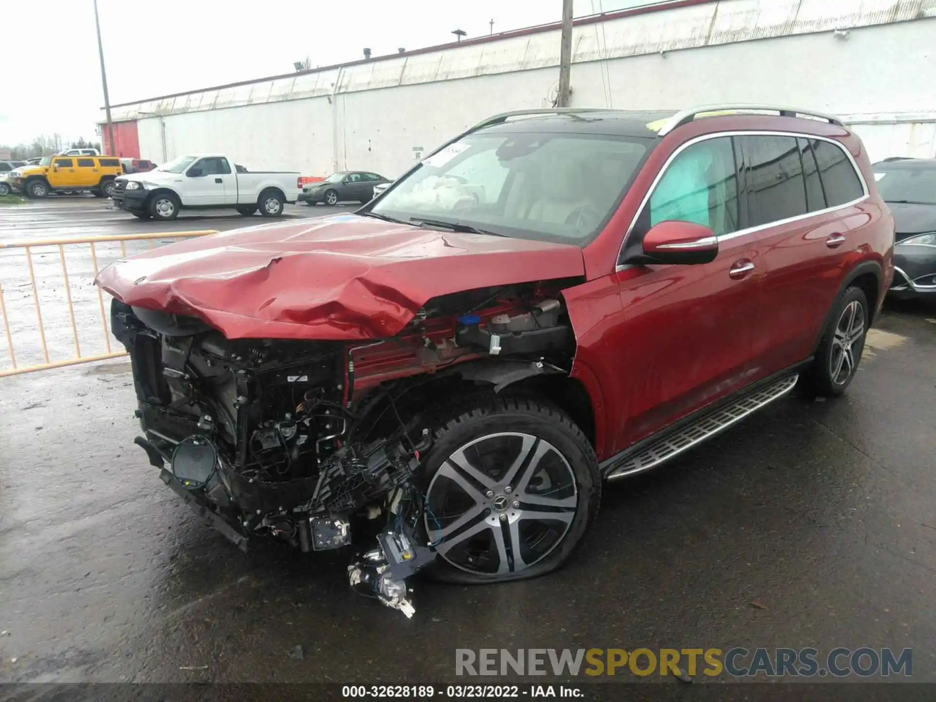 2 Photograph of a damaged car 4JGFF5KE3MA486054 MERCEDES-BENZ GLS 2021