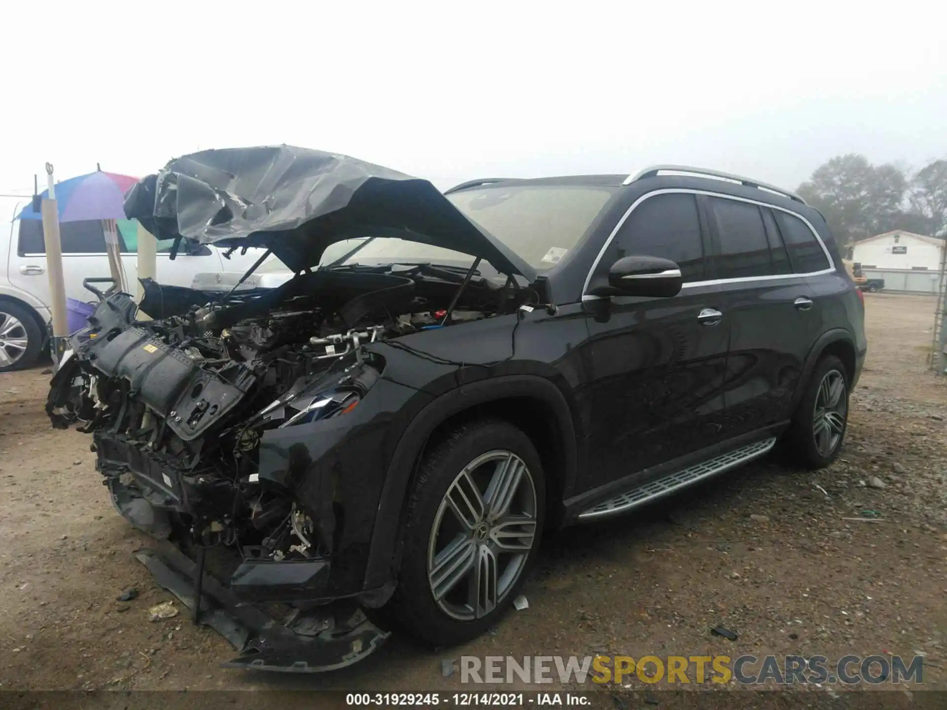 2 Photograph of a damaged car 4JGFF5KE4MA369258 MERCEDES-BENZ GLS 2021