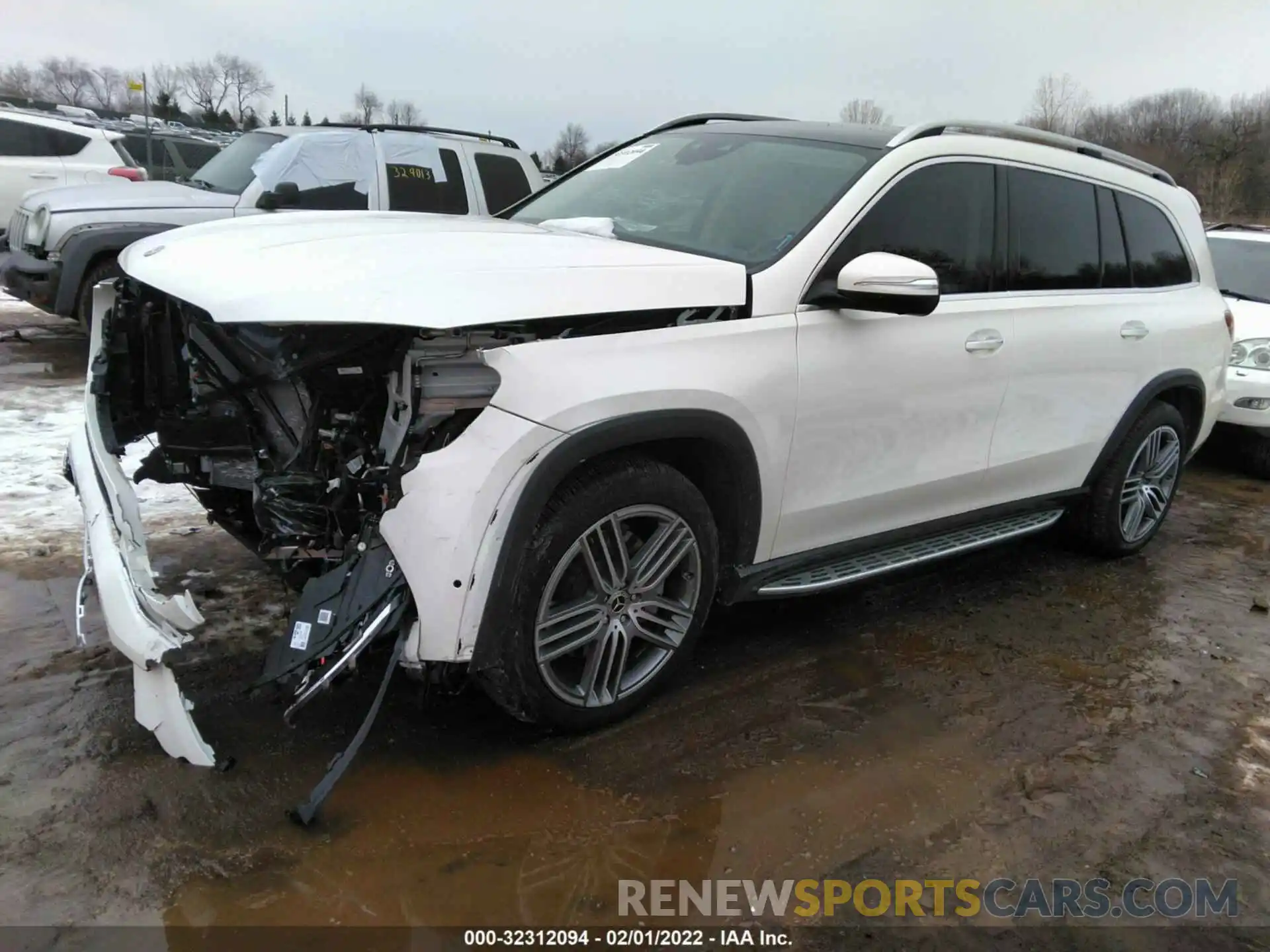 2 Photograph of a damaged car 4JGFF5KE4MA443469 MERCEDES-BENZ GLS 2021